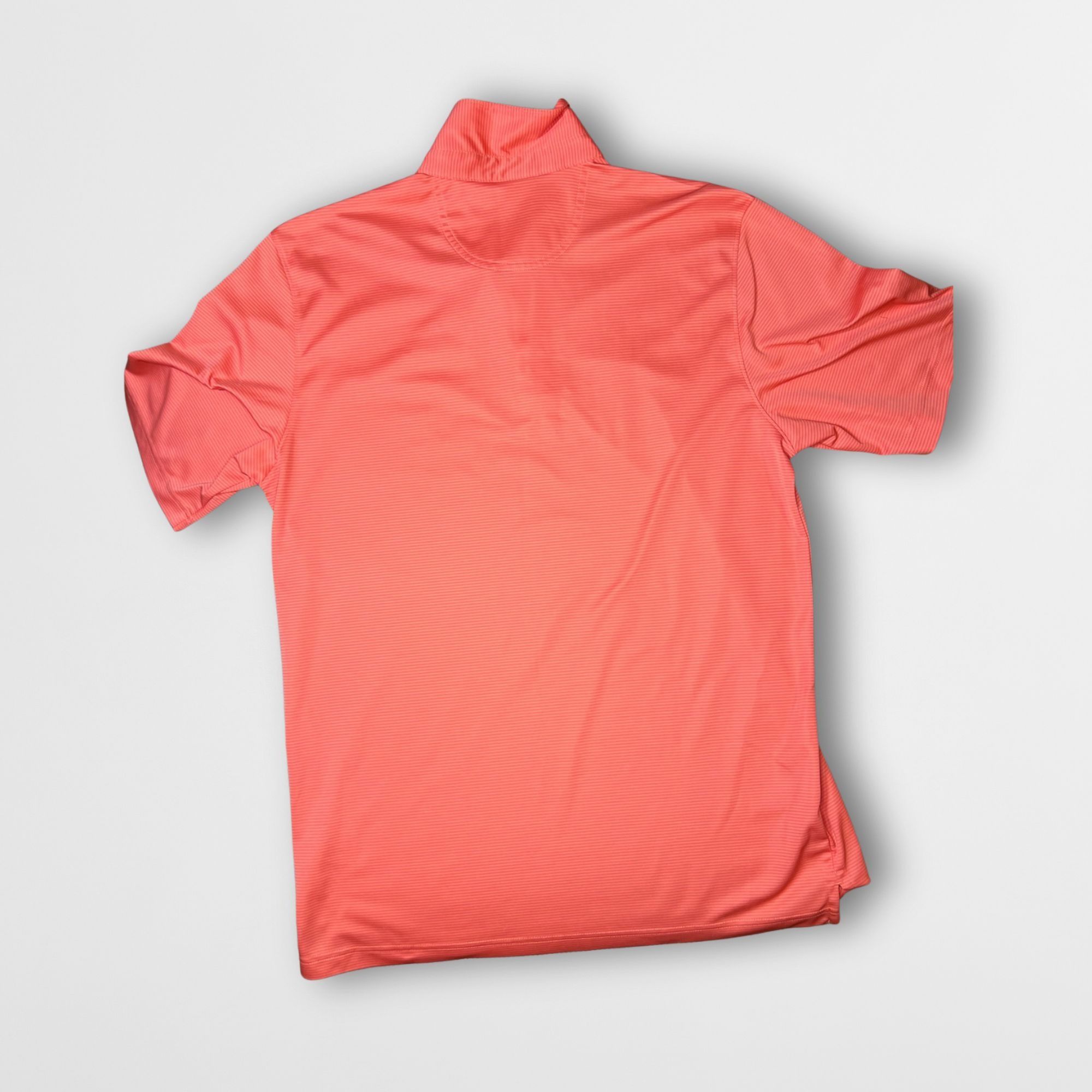 Greg Norman Greg Norman Mens Coral Striped Golf Polo Shirt Size M ML75 P Size US M / EU 48-50 / 2 - 3 Thumbnail