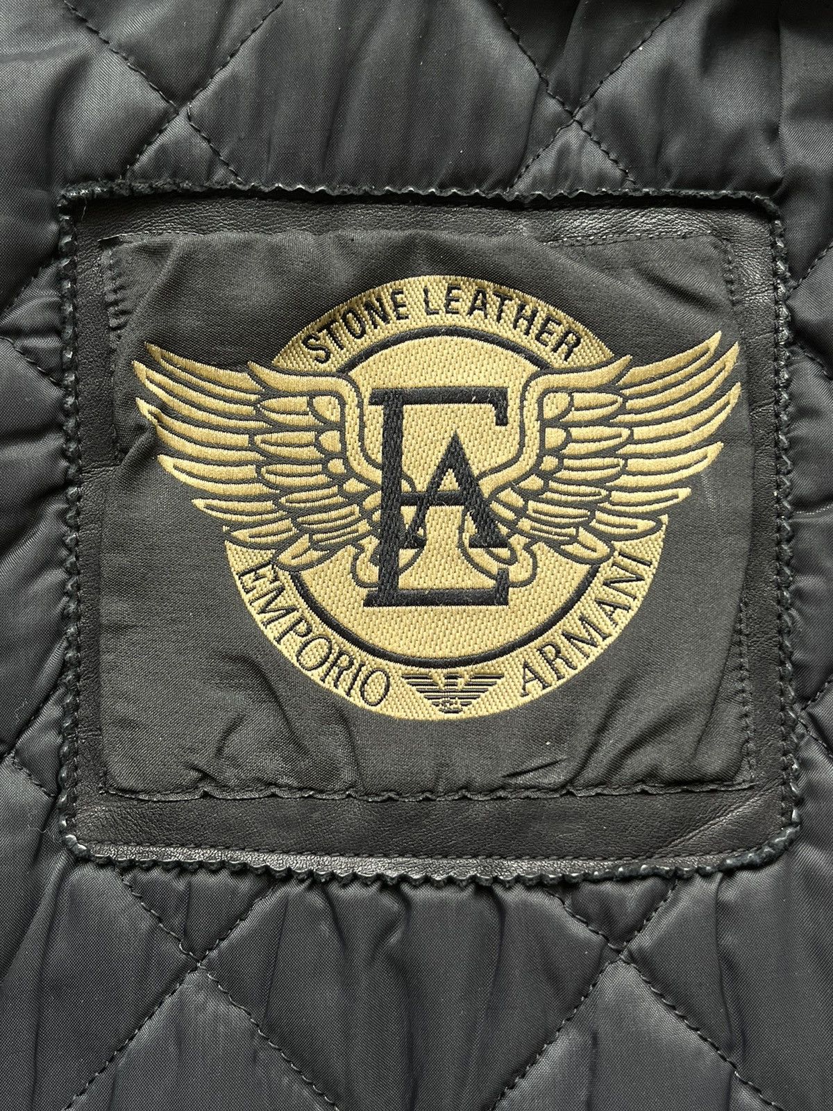 Emporio Armani Emporio Armani 80s 90s Leather Biker Jacket Size US M / EU 48-50 / 2 - 15 Thumbnail