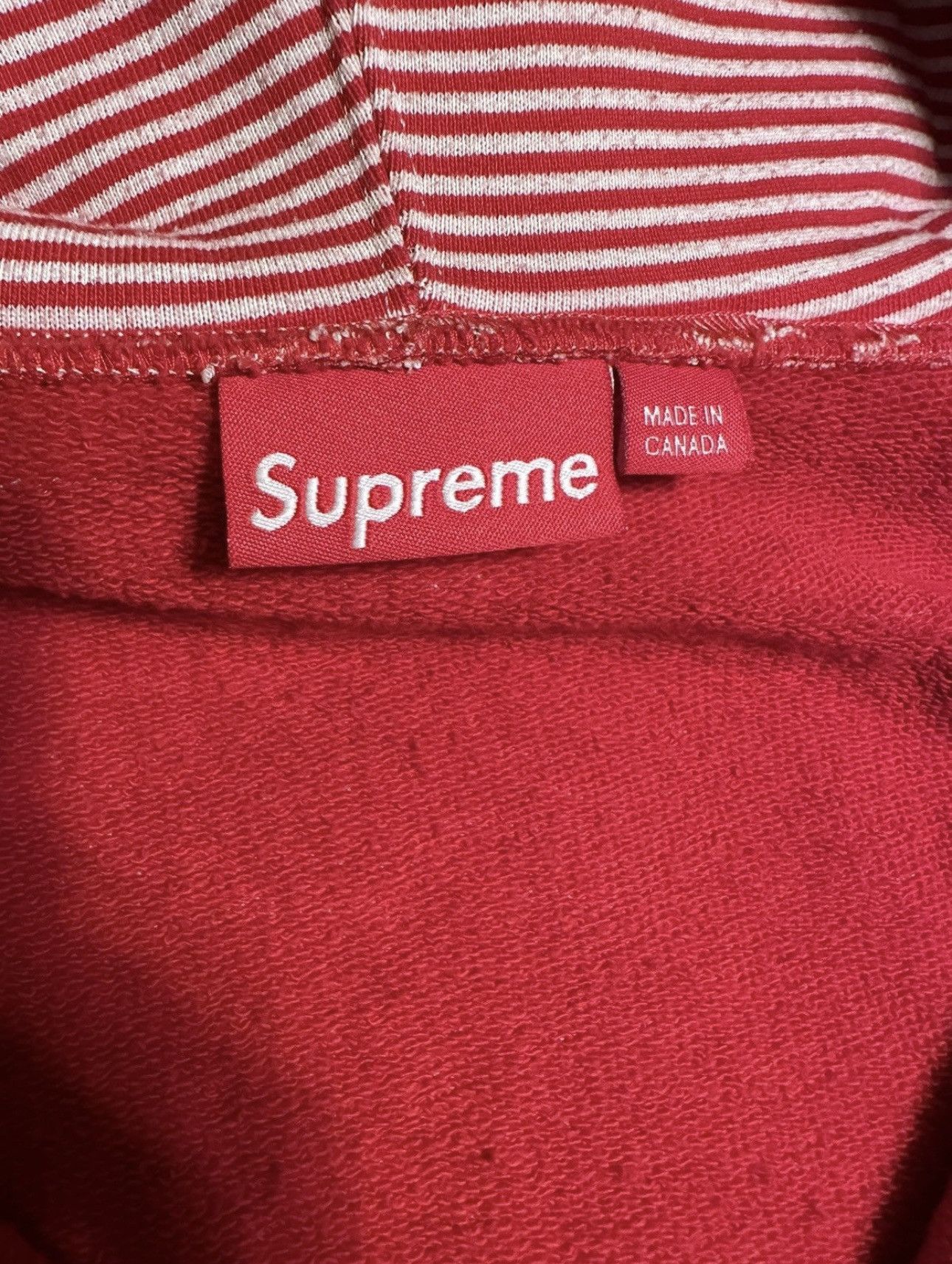 Supreme 2009 Supreme Horizontal Stripes Zip Up Hooded Sweatshirt Size US L / EU 52-54 / 3 - 3 Thumbnail
