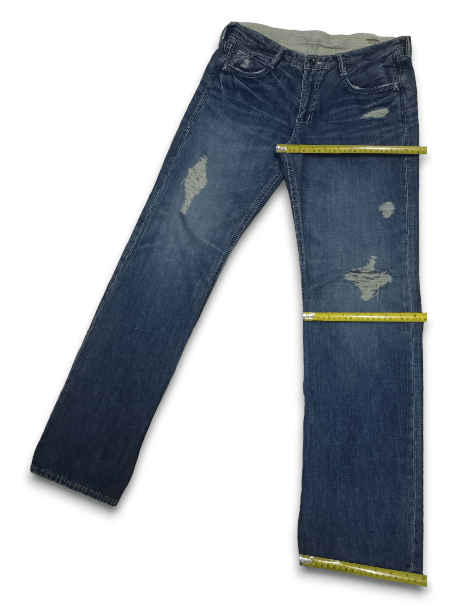 Japanese Brand Vintage Japanese Brand Union Made Distressed Loose Jeans Size US 31 - 10 Thumbnail