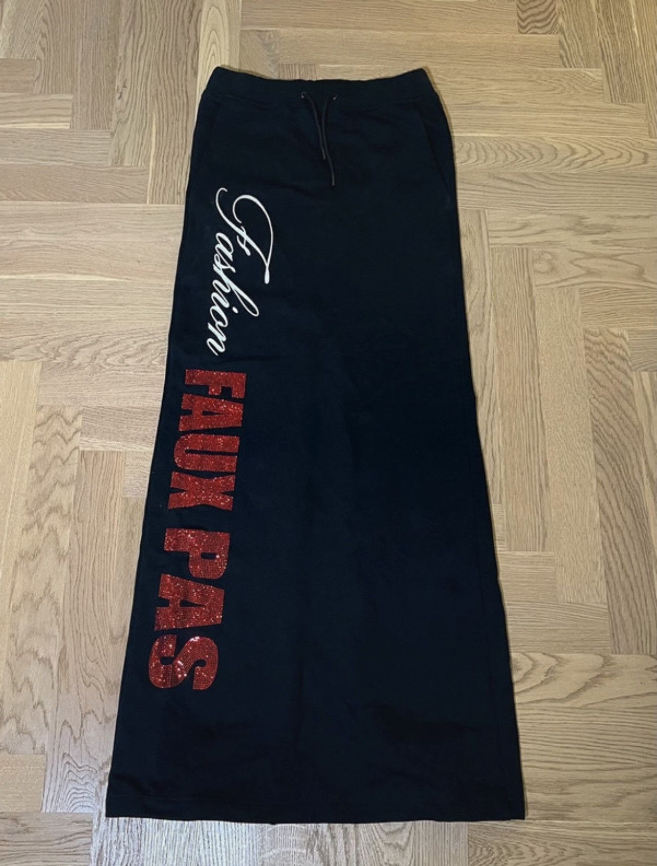 NAMILIA Super long black Namilia skirt Size 26" / US 2 / IT 38 - 2 Thumbnail