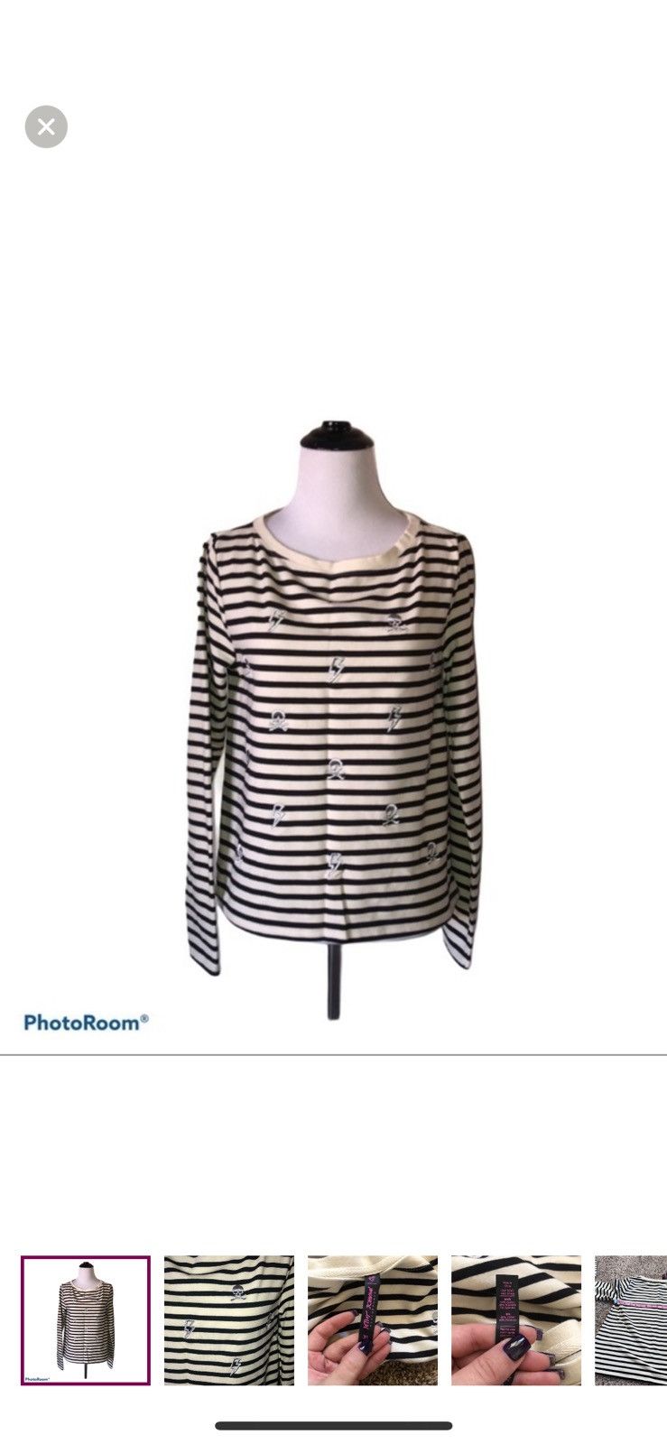 Betsey Johnson Betsey Johnson XS striped performance top Size XS / US 0-2 / IT 36-38 - 1 Thumbnail