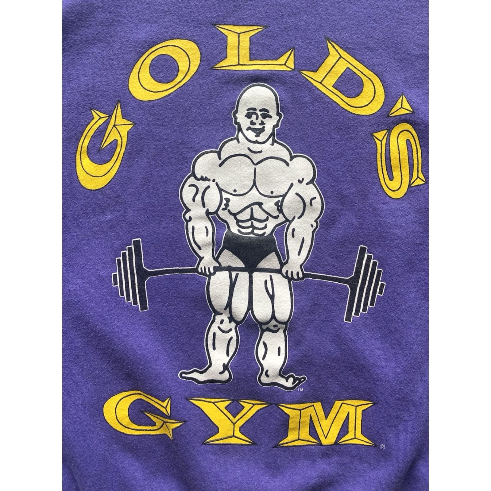 Vintage VINTAGE Gold's Gym Sweatshirt Pullover Logo Men’s 3XL Purple USA Size US XXL / EU 58 / 5 - 3 Thumbnail