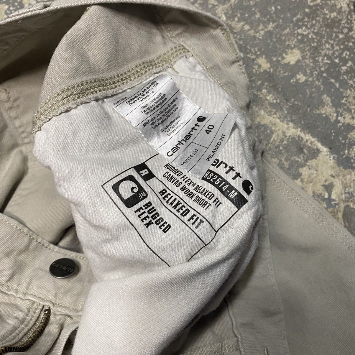 Other Vintage Carhartt Tan Rugged Flex Carpenter Workwear Shorts Size US 40 / EU 56 - 10 Thumbnail
