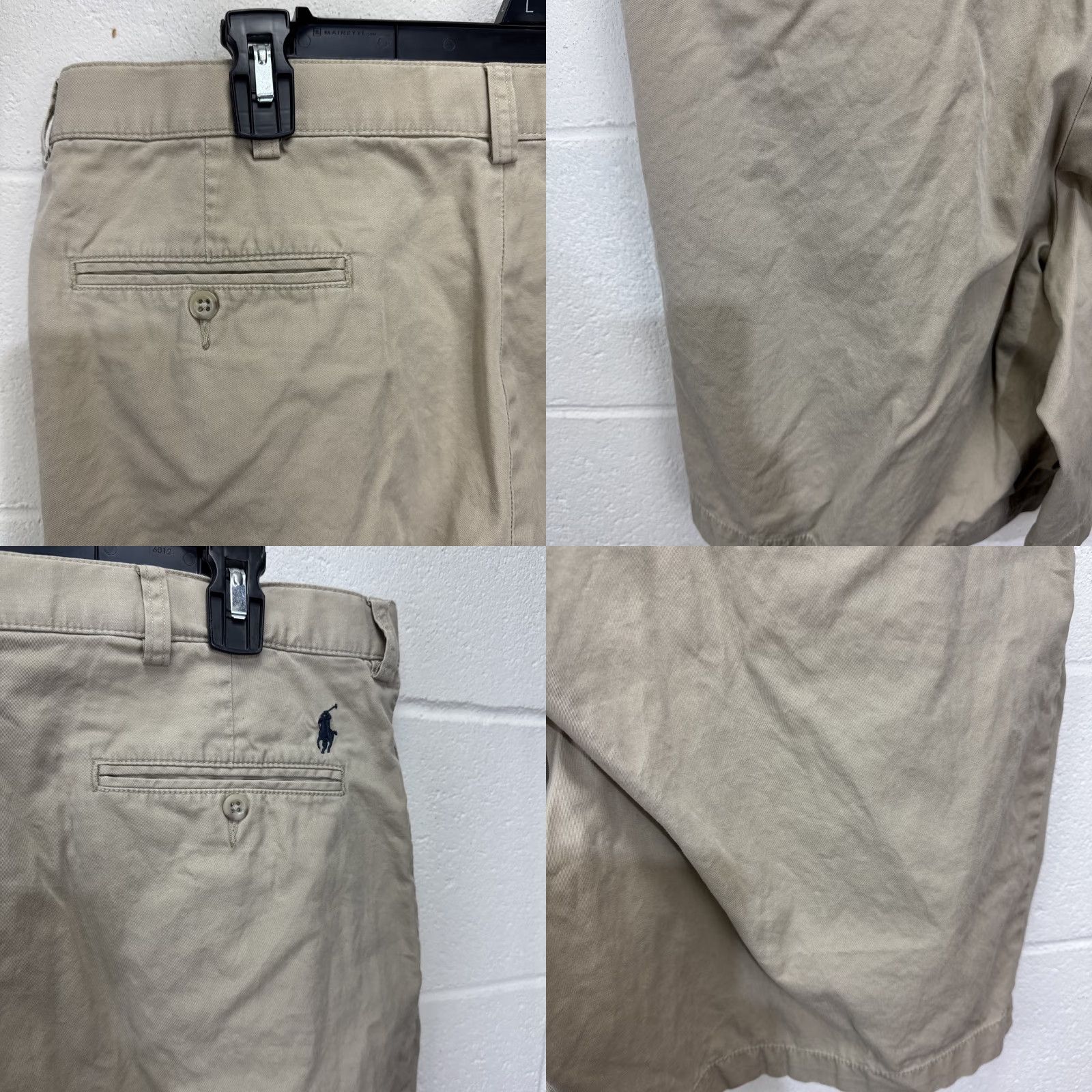 Polo Ralph Lauren VINTAGE Polo Ralph Lauren Men’s Shorts Casual Chino Cotton 38 Khaki Pleated Pony Logo Size US M / EU 48-50 / 2 - 8 Thumbnail