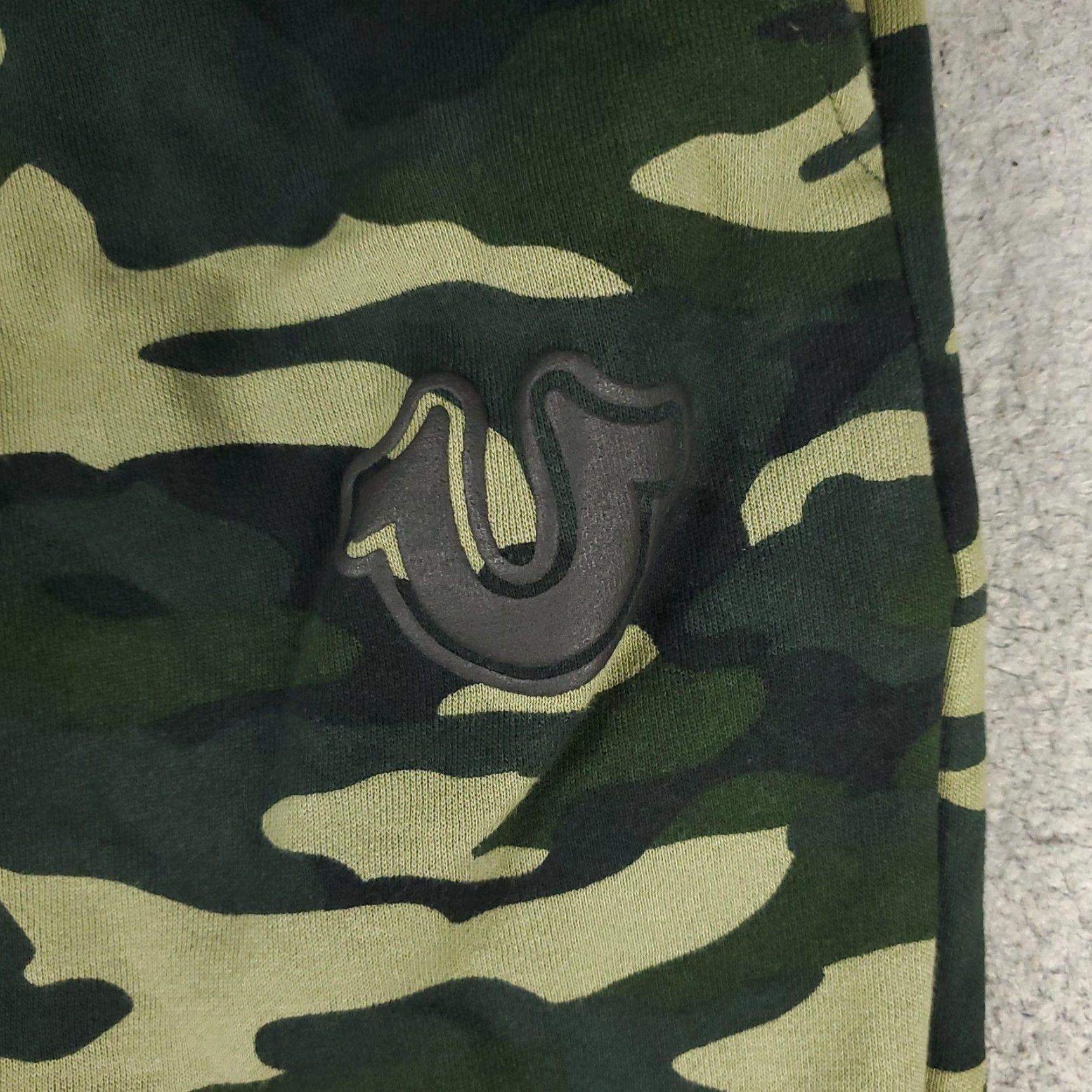 True Religion True Religion Pants Mens Large Green Camo Joggers Sweatpants Run Short Size US 33 - 3 Thumbnail