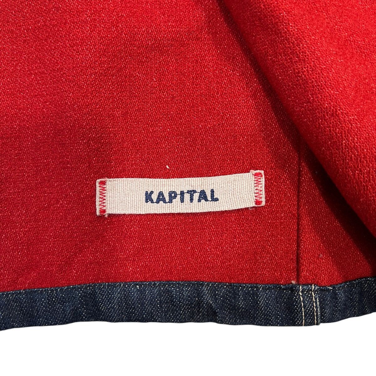 Kapital 🔥 Super Rare Archives Vintage Kapital Navy Denim Cpo Jacket Size US XL / EU 56 / 4 - 14 Thumbnail