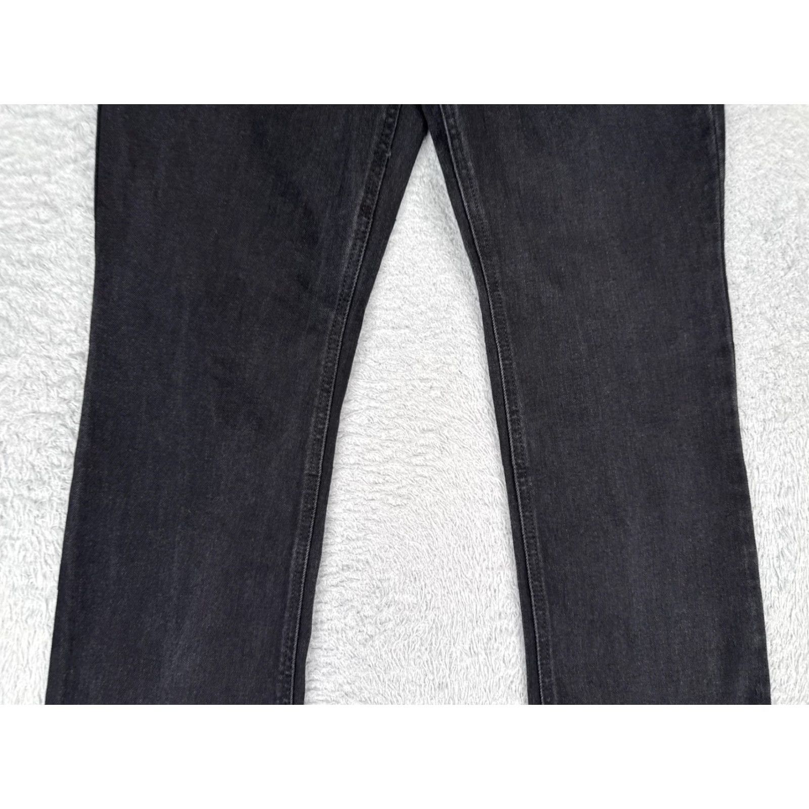 Old Navy Old Navy Jeans 8 Tall Black Mid-Rise Boot-Cut Stretch Denim Womens Size 30" / US 8 / IT 44 - 3 Thumbnail