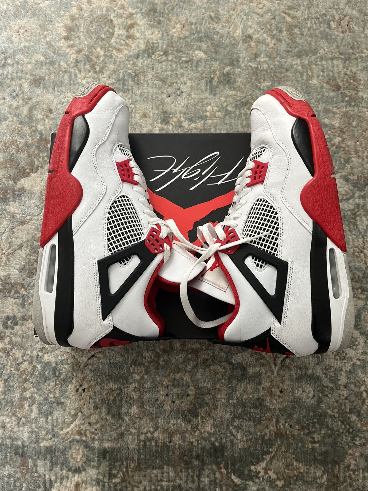 Jordan Brand Jordan 4 Fire Red Size US 13 / EU 46 - 5 Thumbnail