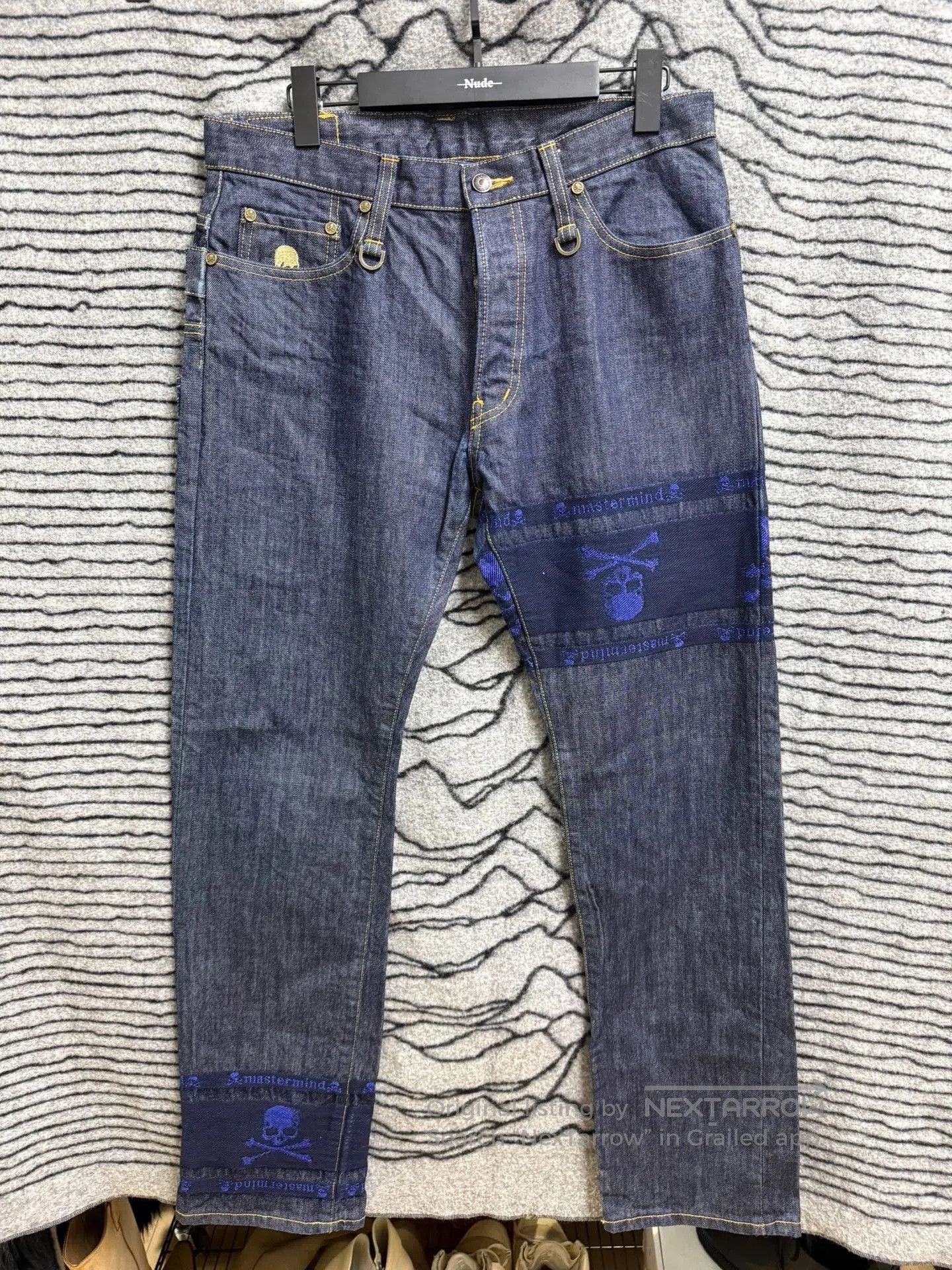 Mastermind Japan Mastermind Japan MMJ Blue Gold Jeans. Size US 34 / EU 50 - 8 Thumbnail