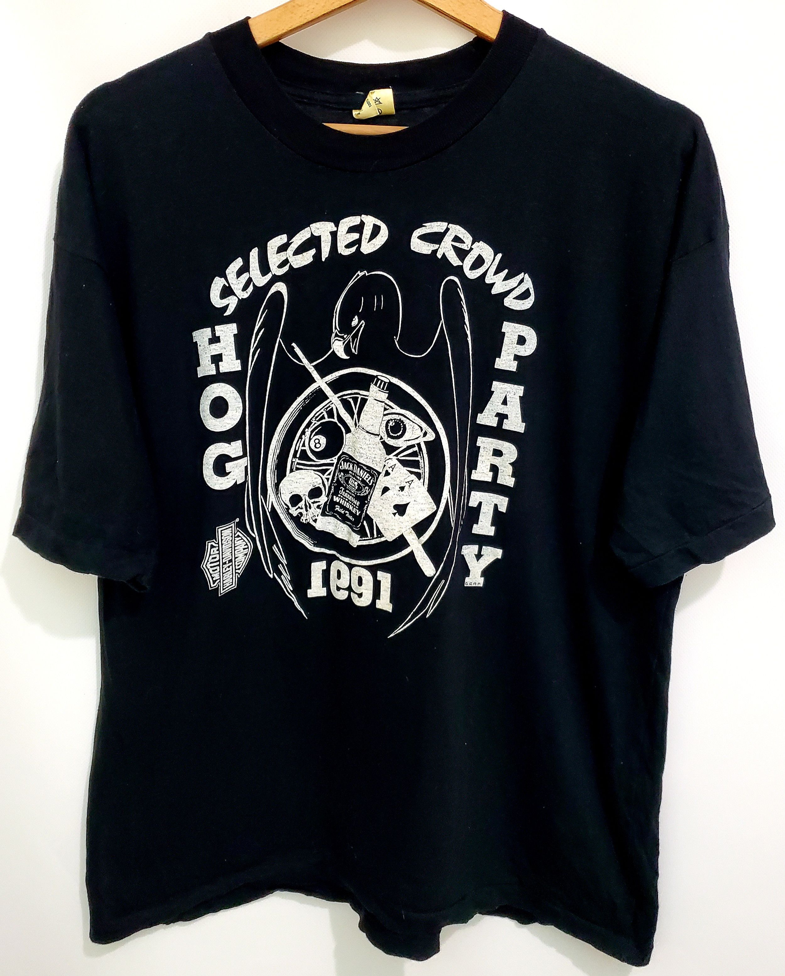 Harley Davidson × Vintage Vintage 90s Harley-Davidson Hog selected crowd party L Size US L / EU 52-54 / 3 - 1 Thumbnail