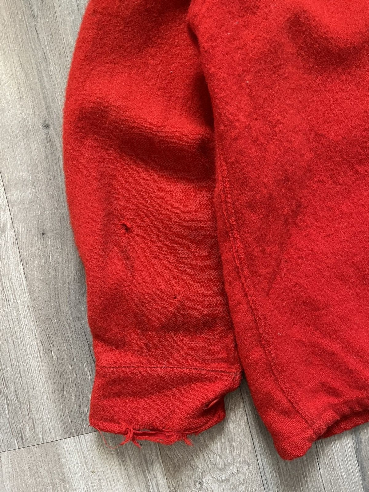 Vintage 1940s/50s Sanforized Wool Hunting Shirt by George Shirt Size US L / EU 52-54 / 3 - 8 Thumbnail