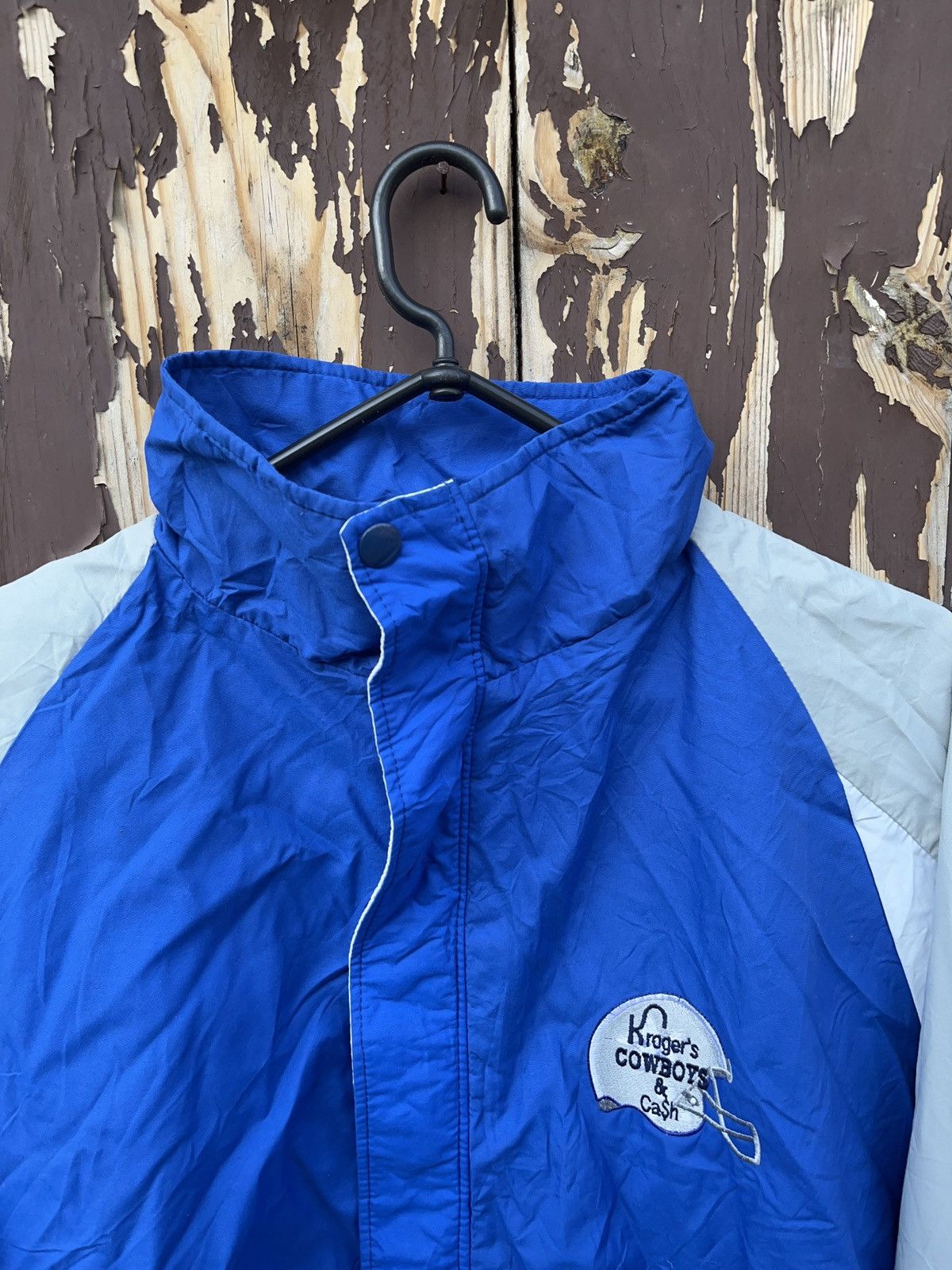 NFL × Vintage Vintage Kroger’s Cowboys & Cash NFL Windbreaker Jacket Size US L / EU 52-54 / 3 - 5 Thumbnail