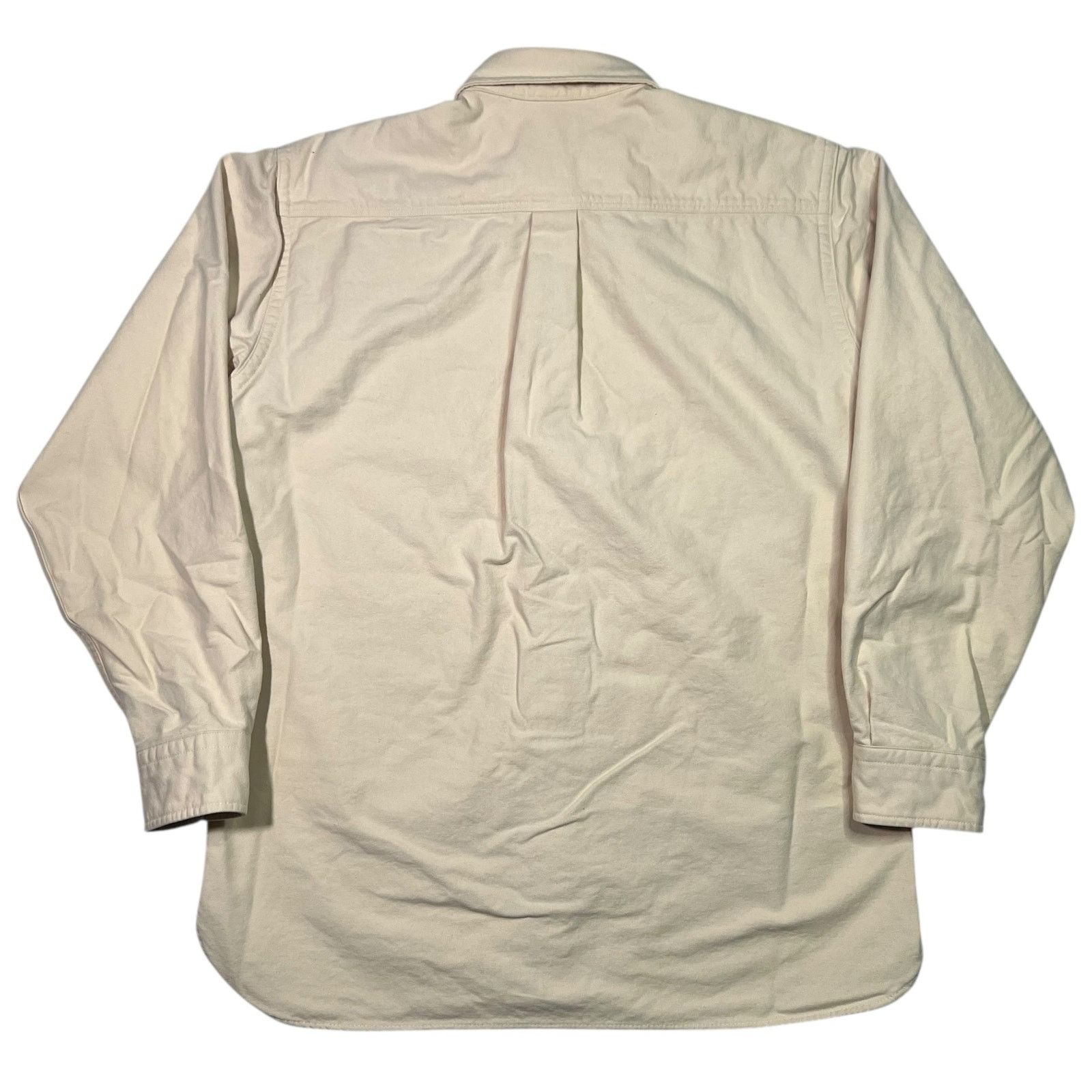 L.L. Bean × Vintage Vintage 90s L.L. Bean cream chamois button up shirt (M) Size US M / EU 48-50 / 2 - 6 Thumbnail