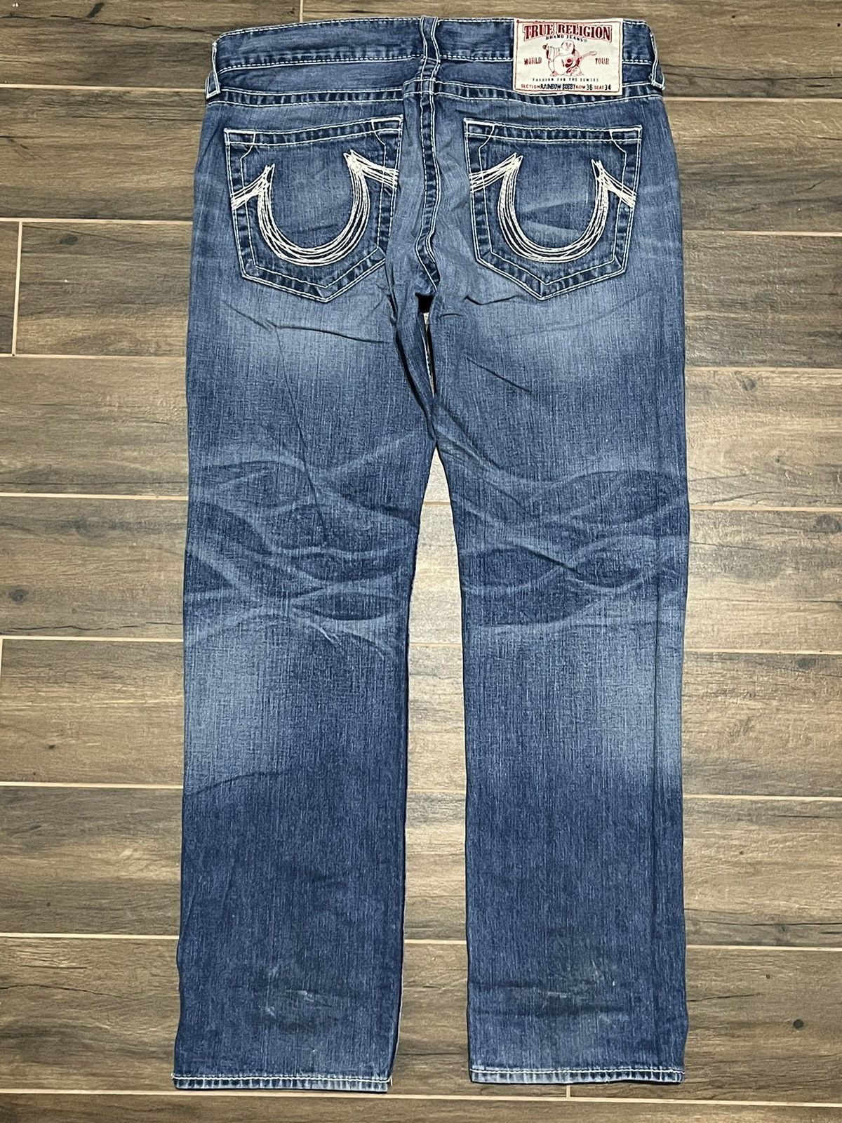 True Religion × Vintage TRUE RELIGION BOBBY VINTAGE Y2K USA DENIM JEANS Size US 36 / EU 52 - 13 Thumbnail