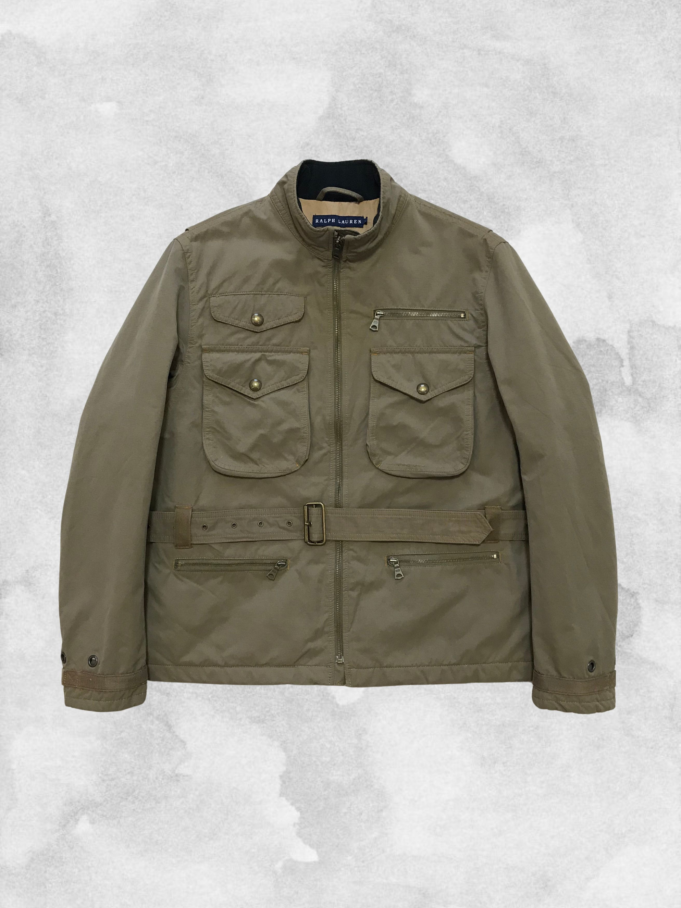 Ralph Lauren Blue Label RALPH LAUREN Belted Utility Jacket Coat RL Polo Vintage Size L / US 10 / IT 46 - 14 Thumbnail