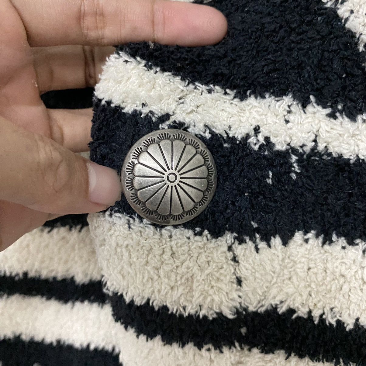 If Six Was Nine × Japanese Brand × Le Grande Bleu (L.G.B.) Strange Heaven Knitted Sweater Button Down Tribal Abstract Size US M / EU 48-50 / 2 - 7 Thumbnail