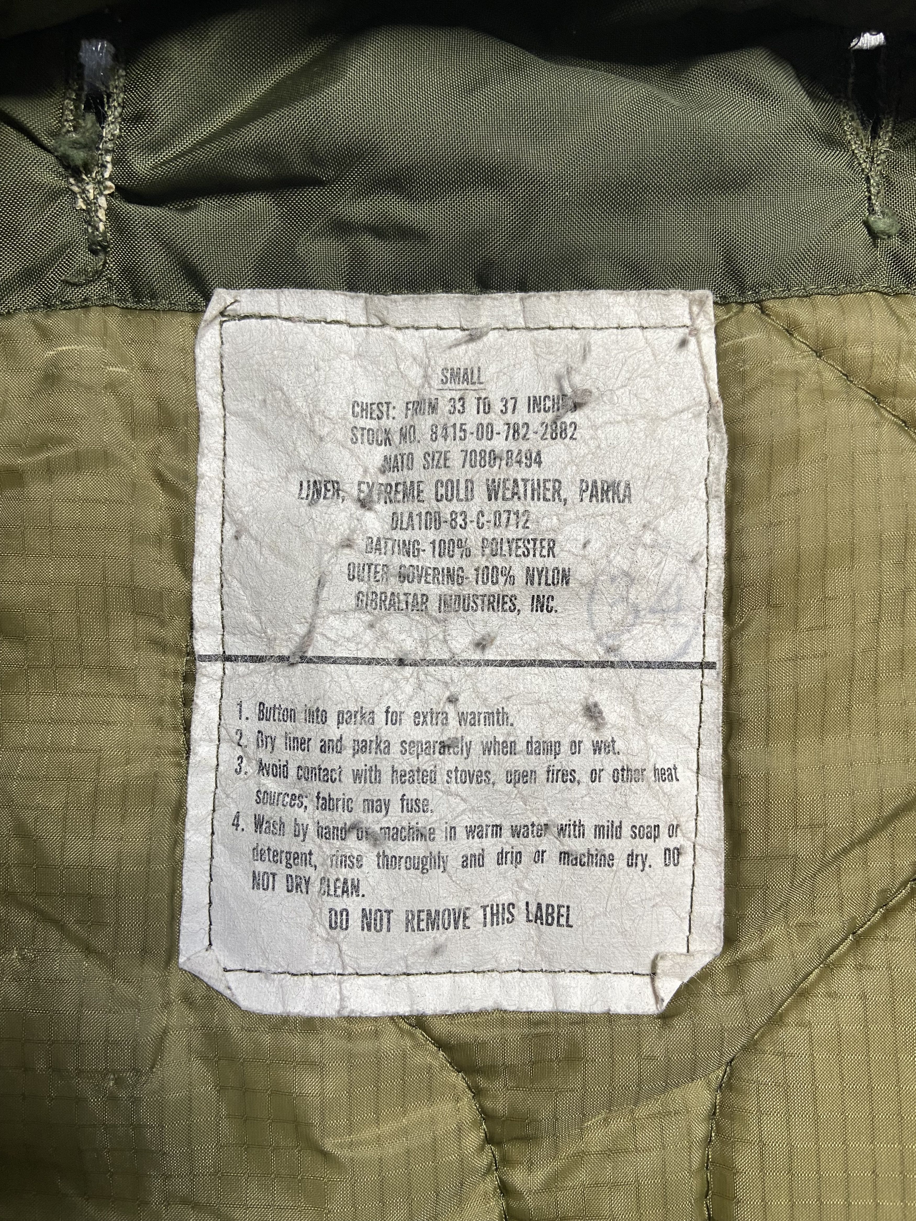 Vintage Vintage US Army Korean War M65 Fishtail Parka Size US S / EU 44-46 / 1 - 13 Thumbnail