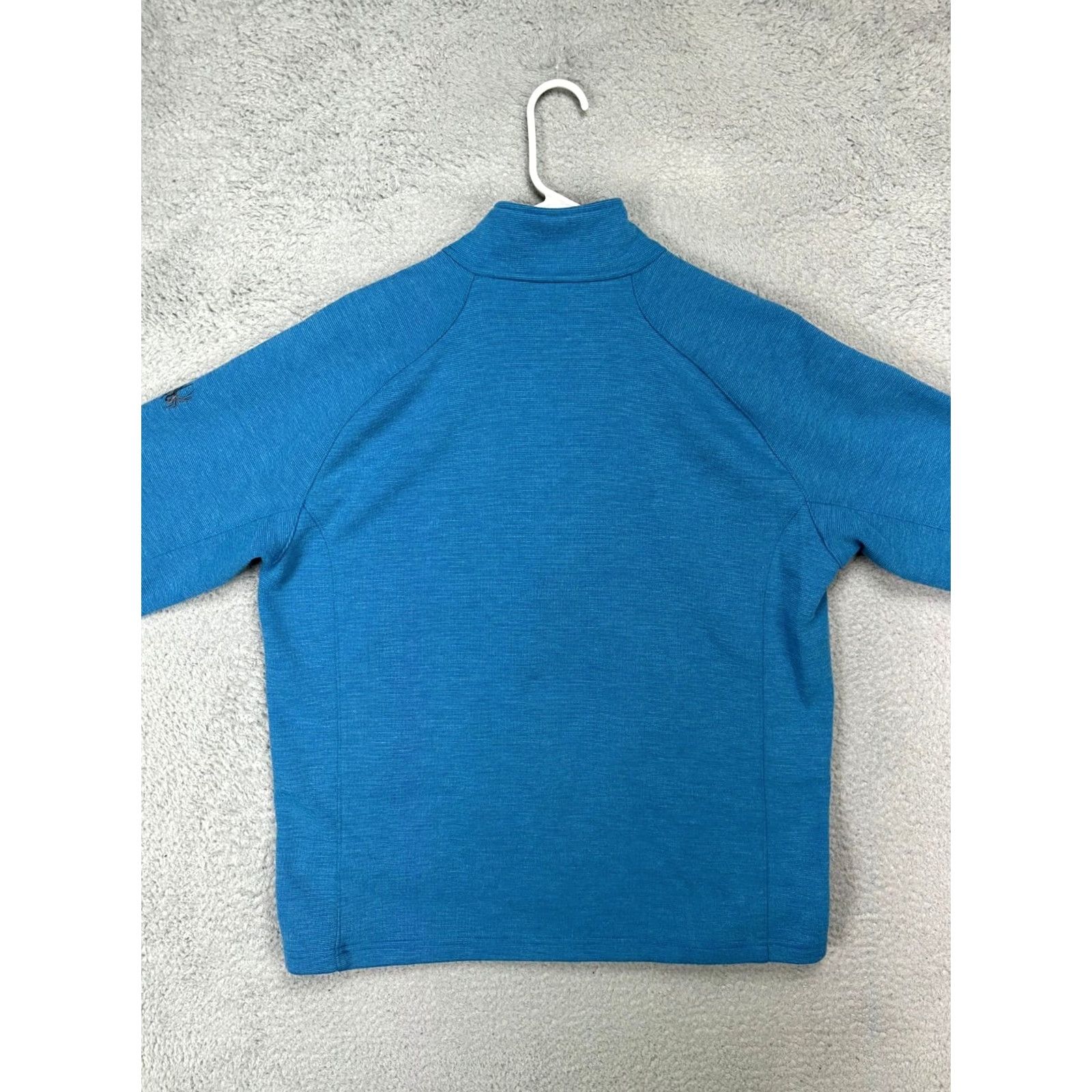 Spyder Spyder Sweatshirt Pullover Adult Large Blue Fleece Lined Mock Neck Raglan 1/4 Zip Logo Embroidered Mens Size US L / EU 52-54 / 3 - 2 Thumbnail