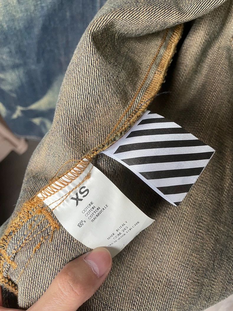 Wacko Maria Wacko Maria Off-White Denim Jacket, XS Size US XS / EU 42 / 0 - 4 Thumbnail