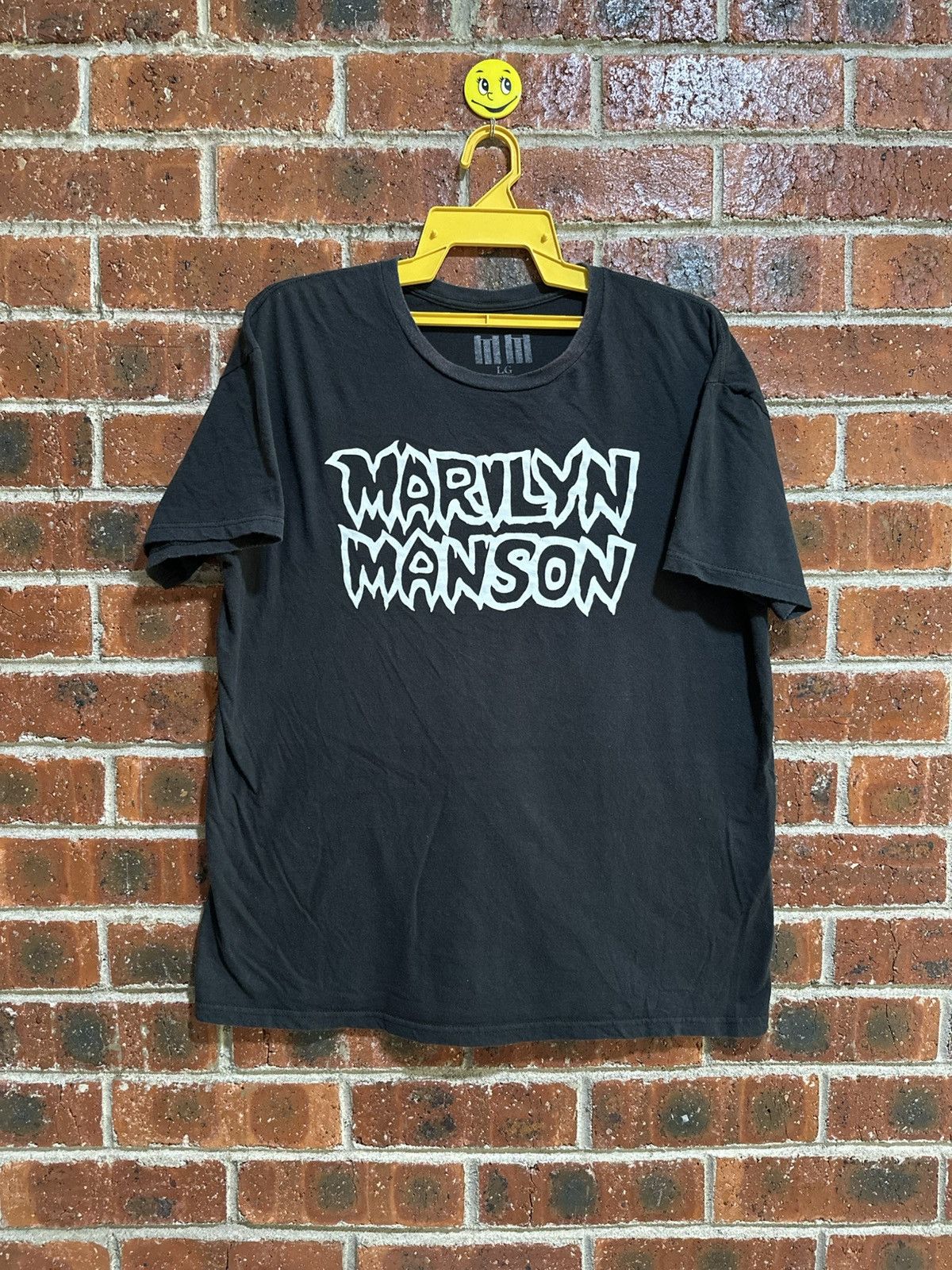 Band Tees × Vintage Vintage Marilyn Manson Sun Faded Tee Size US L / EU 52-54 / 3 - 1 Thumbnail
