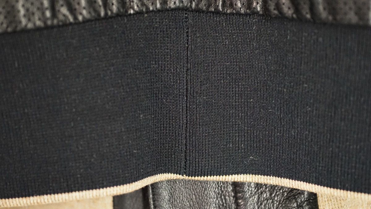 Brioni Brioni Black Perforated Leather Jacket - Size 50 (IT) Size US M / EU 48-50 / 2 - 20 Thumbnail