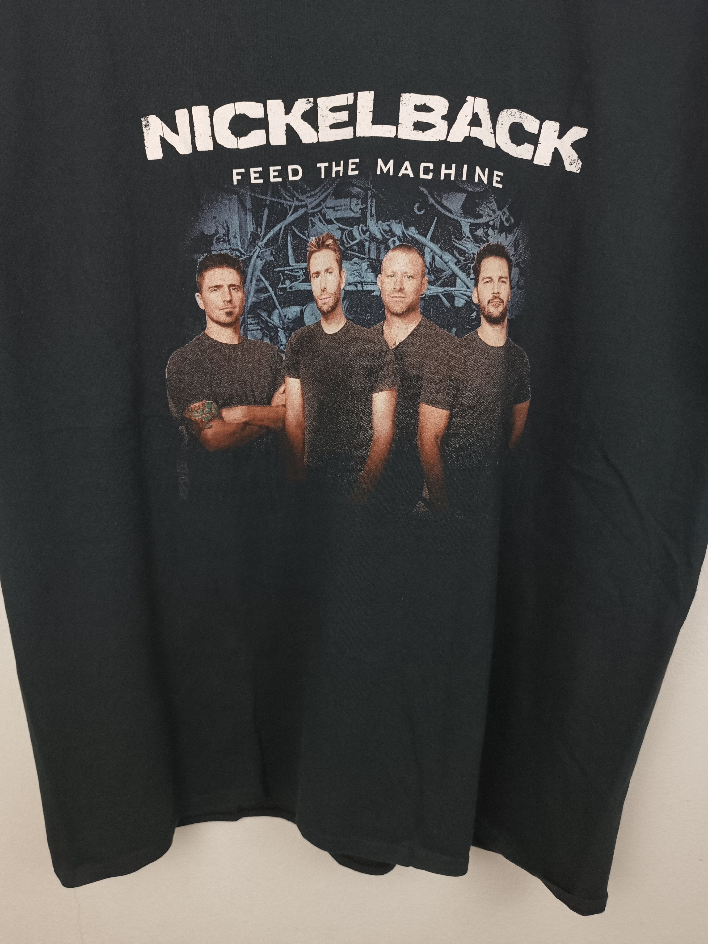 Band Tees VINTAGE 2019 NICKELBACK FEED THE MACHINE TOUR TEE Size US XL / EU 56 / 4 - 6 Thumbnail
