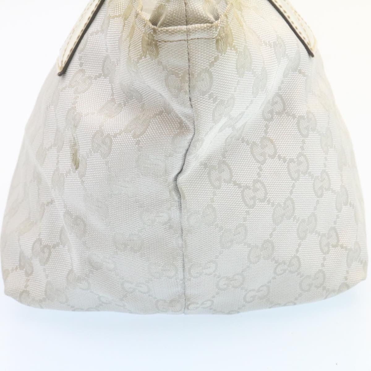 Gucci GUCCI Sherry Line GG Canvas Tote Bag Silver Blue Size ONE SIZE - 4 Thumbnail
