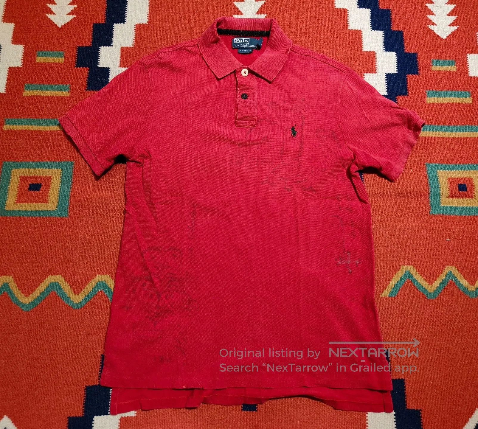 RRL Ralph Lauren RRL Vintage Navajo Southwest Polo. Size US M / EU 48-50 / 2 - 1 Thumbnail