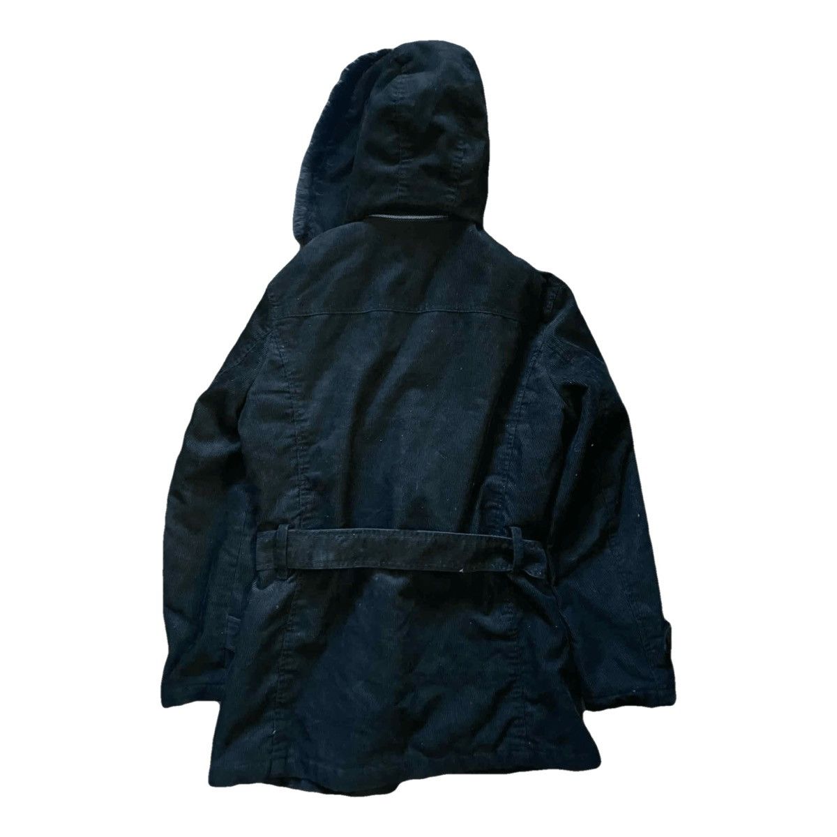 Japanese Brand 2000s Japanese archive fur zip corduroy belted parka Size US S / EU 44-46 / 1 - 6 Thumbnail