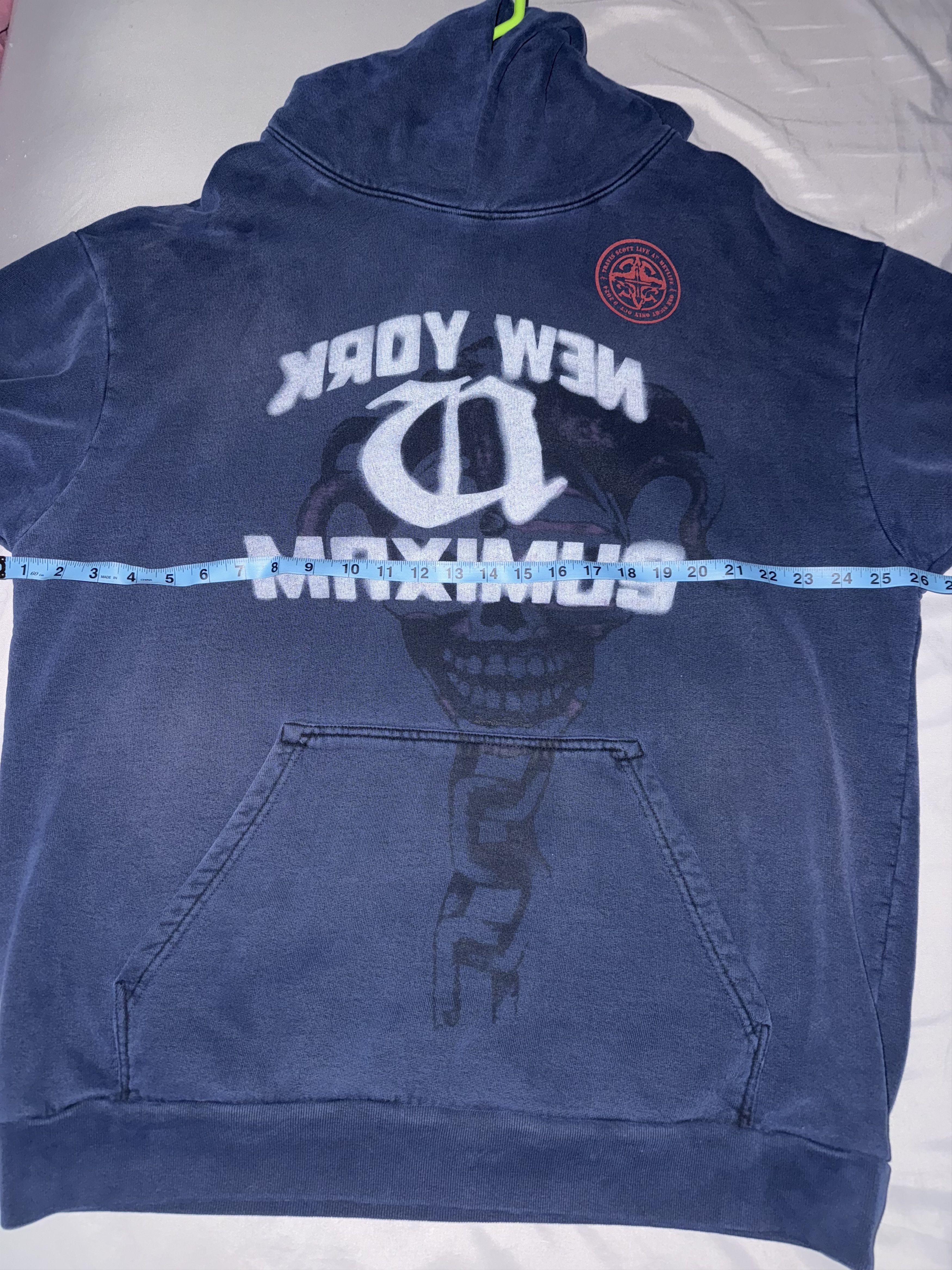 Travis Scott Navy Travis Scott Cactus Jack x Maximus hoodie Size US XXL / EU 58 / 5 - 3 Thumbnail