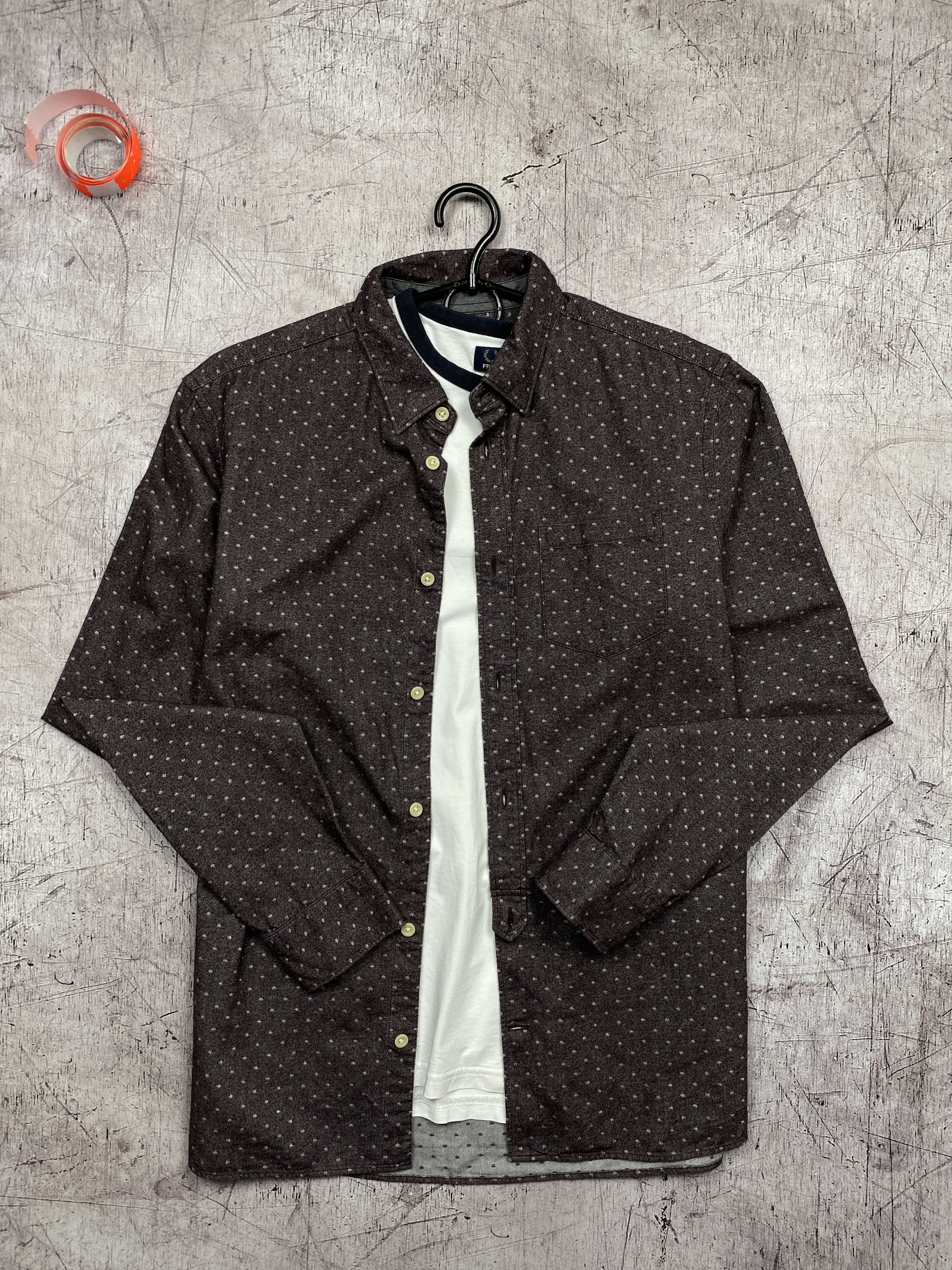 Allsaints × Flannel Allsaints Flannel Vintage Cresco Mens Long Sleeve Shirt Size US S / EU 44-46 / 1 - 1 Thumbnail