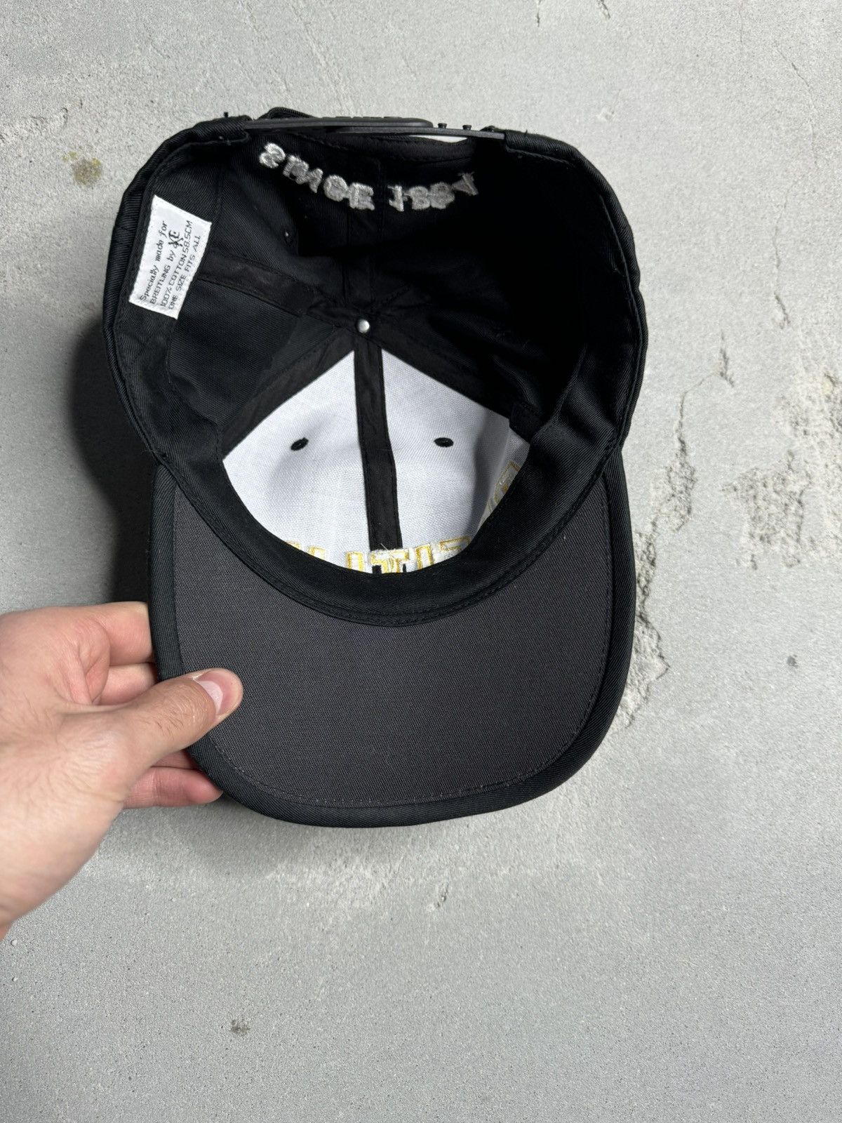 Breitling × Vintage Vintage Breitling Cap Hat Rolex Cartier Racing Omega Size ONE SIZE - 3 Thumbnail