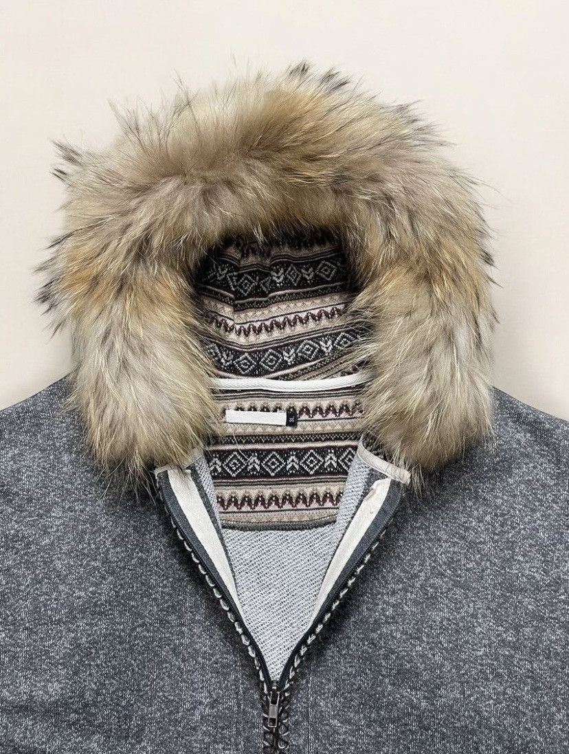 Japanese Brand Japanese Vintage ifsixwasnine lgb style Fur Zip Up Hoodie Size US XL / EU 56 / 4 - 4 Thumbnail