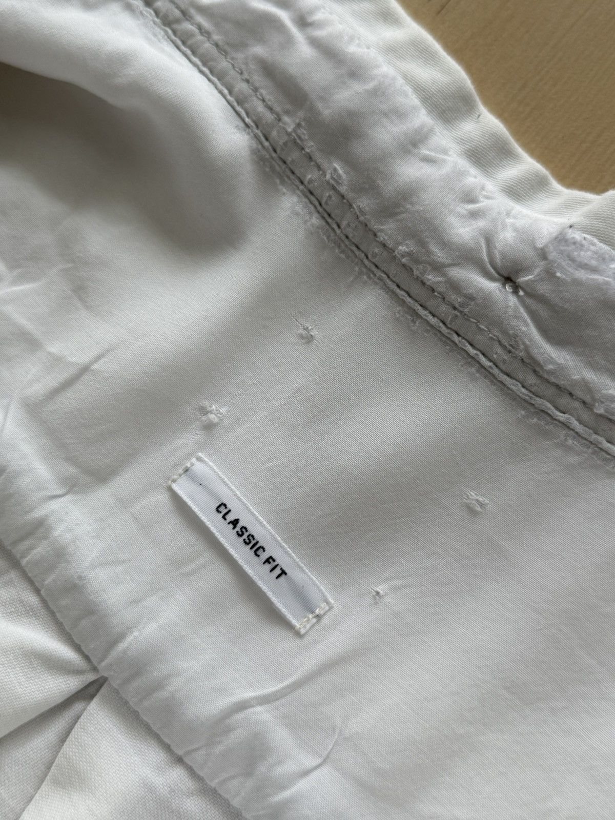 Acne Studios Acne Studios Isherwood den white ls shirt pop classic Size US M / EU 48-50 / 2 - 6 Thumbnail
