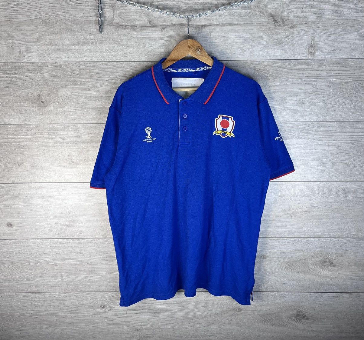 Japanese Brand Men’s polo Japan FIFA World Cup Brazil 2019 size Xl Size US XL / EU 56 / 4 - 1 Thumbnail