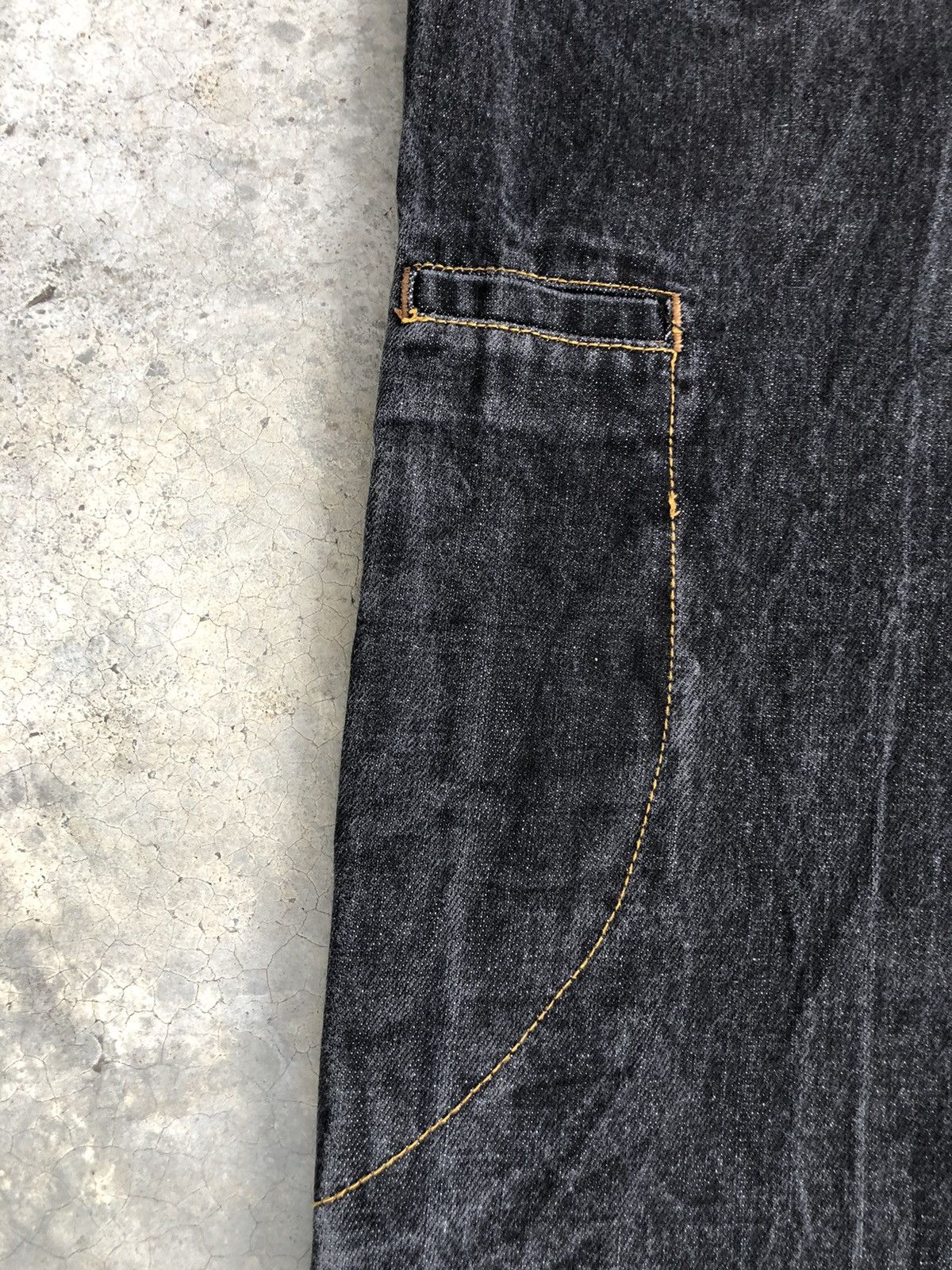 Marithe + Francois Girbaud Marithe Francois Girbaud Baggy Jeans Embroidered Logo Size US 29 - 18 Thumbnail