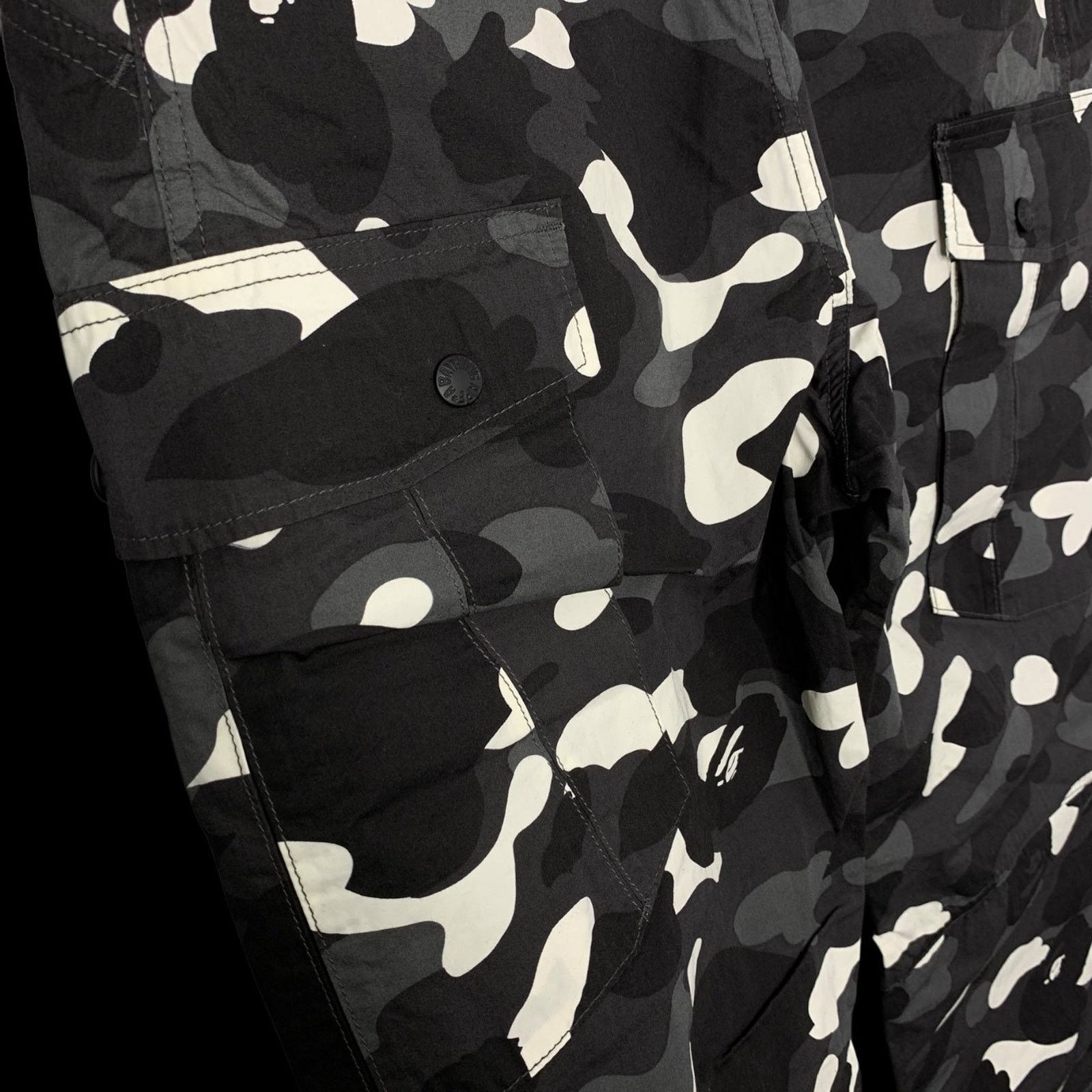 Bape [DS!] GLOW IN THE DARK City Camo Military Cargo Pants Size US 33 - 4 Thumbnail