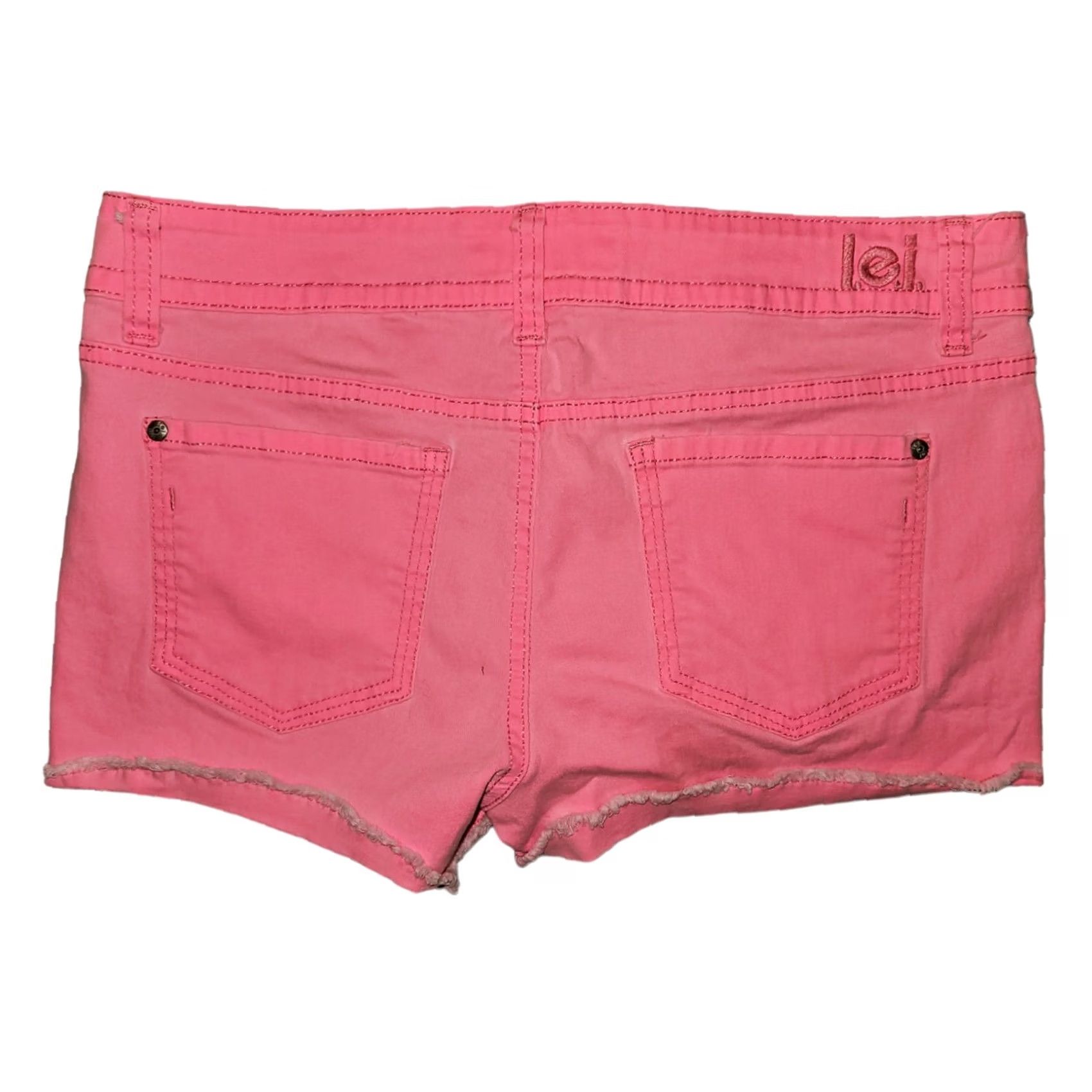 Vintage VINTAGE LEI Ashley Shorts Juniors 11 Pink Embroidered Logo Casual Denim 5-Pocket Size 32" / US 10 / IT 46 - 7 Thumbnail