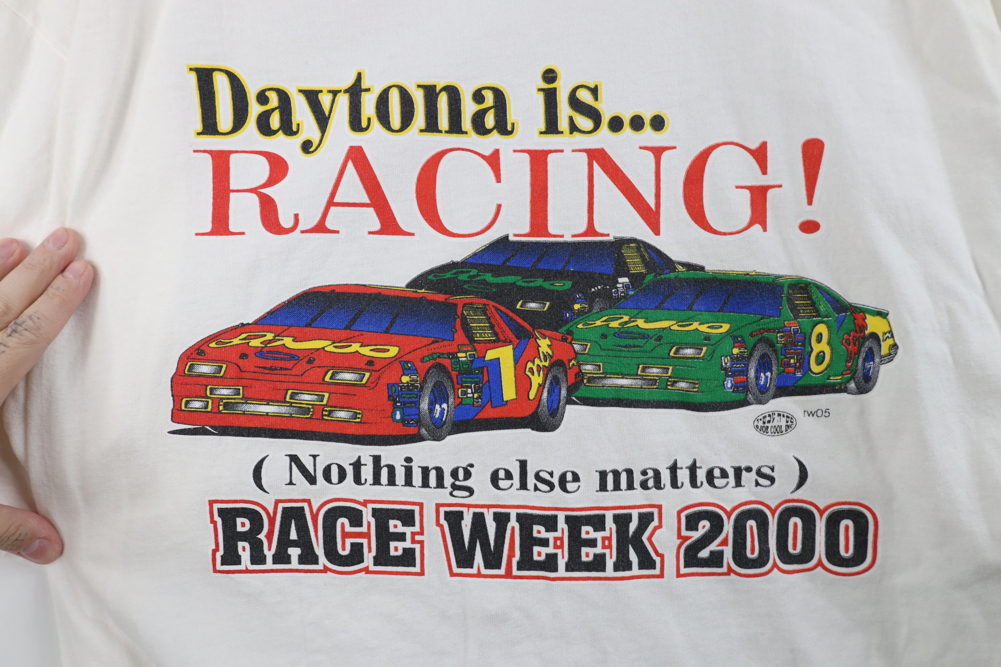 Vintage Vintage Y2K 2000 500 Nascar Racing Short Sleeve T-Shirt Size US XXL / EU 58 / 5 - 4 Thumbnail