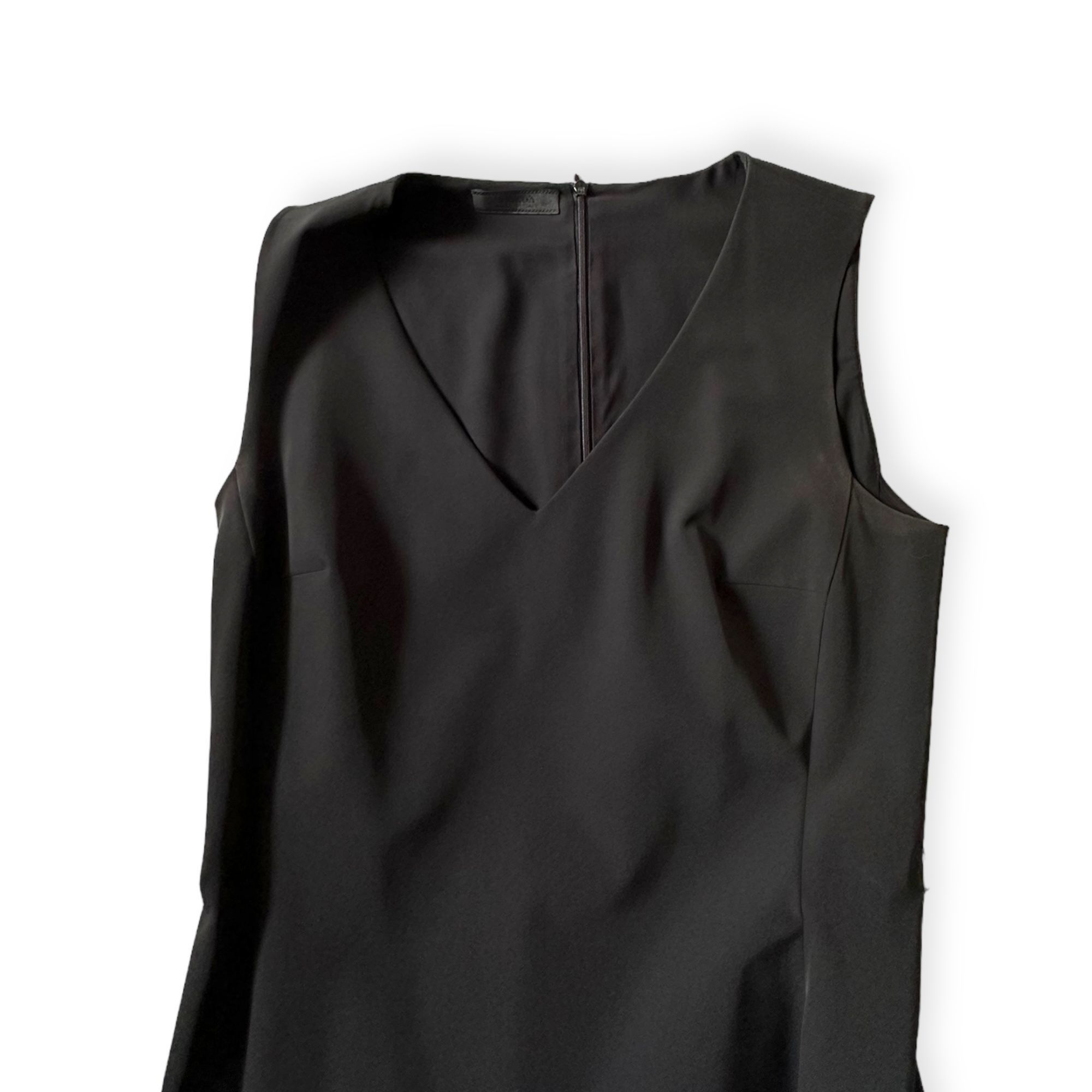 Prada Prada Archival 1990s Tech Fabric Sleeveless Midi Dress Size L / US 10 / IT 46 - 8 Thumbnail