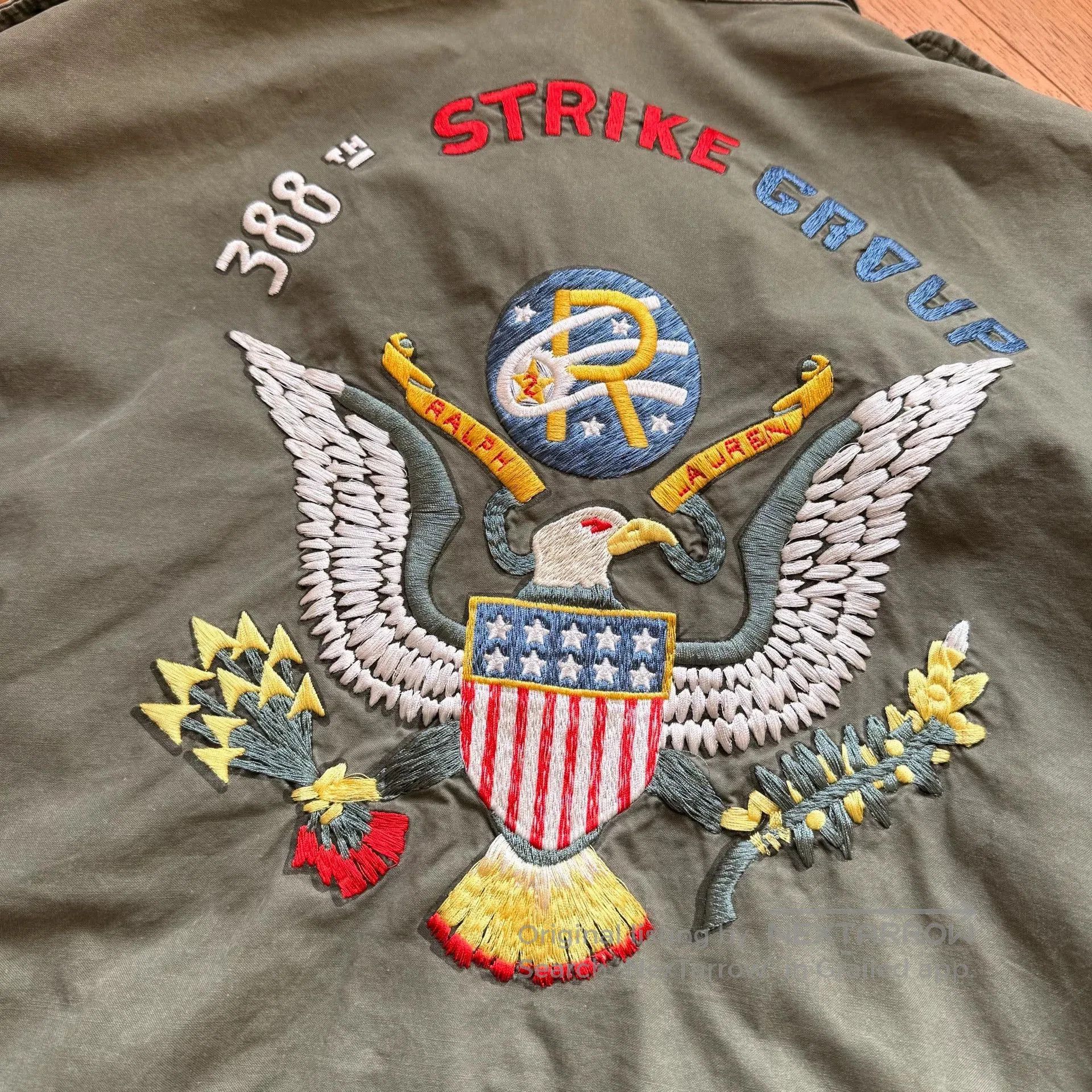 Polo Ralph Lauren RL Vintage Washed Embroidered M65 Jacket. Size US L / EU 52-54 / 3 - 3 Thumbnail