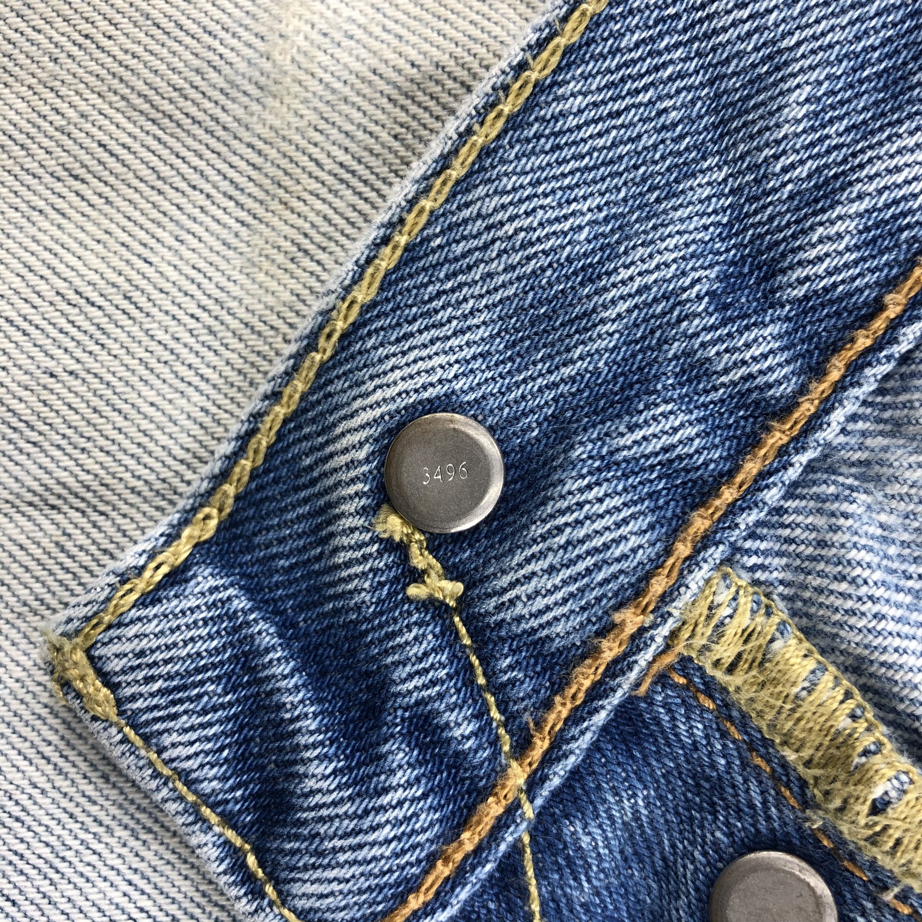 Levi's × Vintage Vintage Distress Levis 501 Jeans-JM1191 Size US 34 / EU 50 - 10 Thumbnail