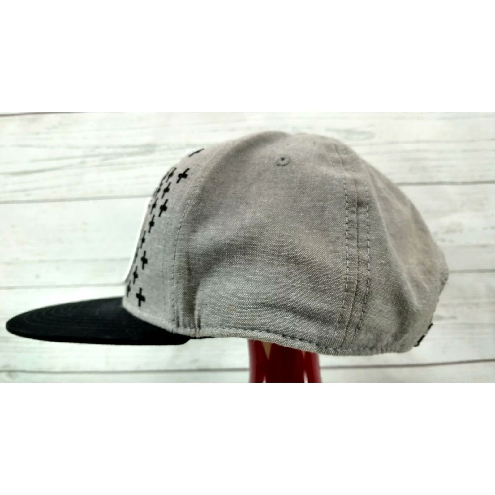 Vintage VINTAGE Essential Artist Winter Jam Snapback Hat Baseball Gray/Black Embroidery Mens Adjustable Cotton Cap Size ONE SIZE - 6 Thumbnail