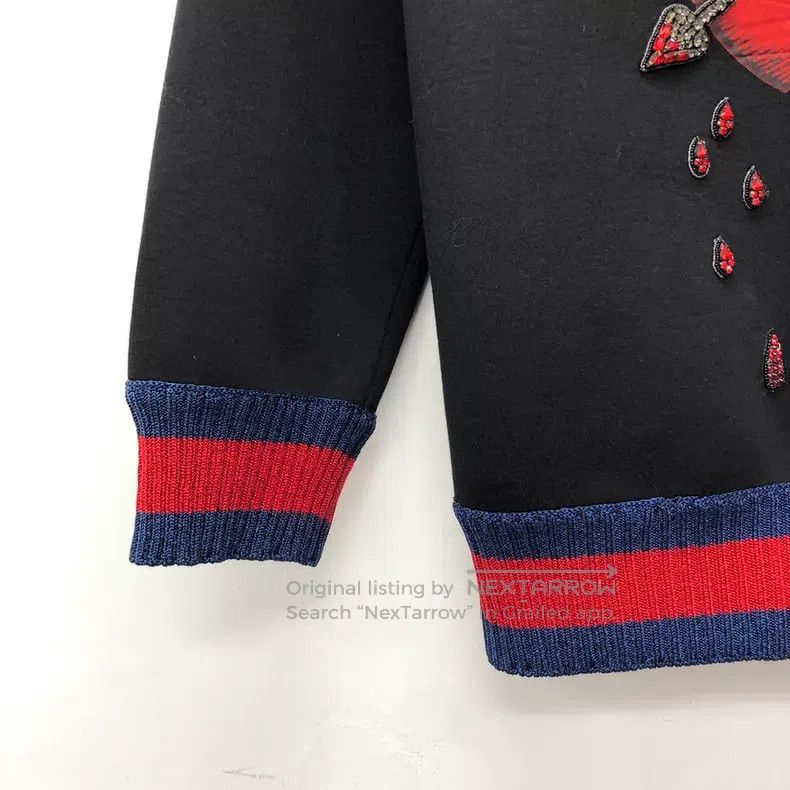Gucci Gucci Black one arrow through the heart diamond print cott Size XXS / US 00 / IT 34 - 5 Thumbnail