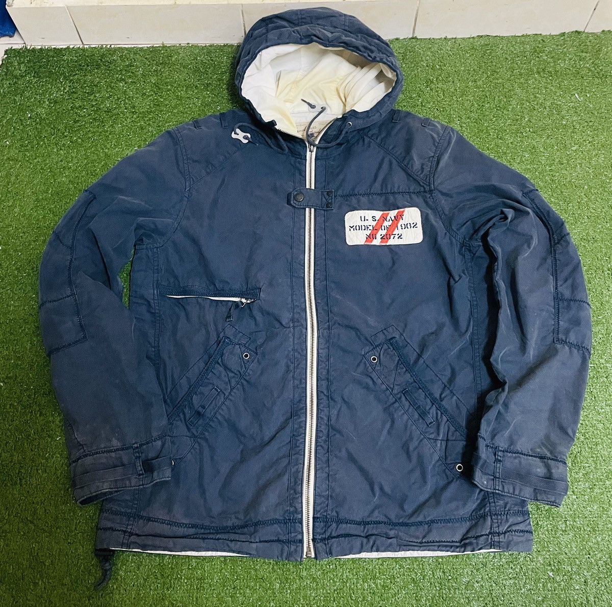 Avirex × Vintage Vtg AVIREX ARMED FORCE MANUFACTURER Size US XL / EU 56 / 4 - 5 Thumbnail