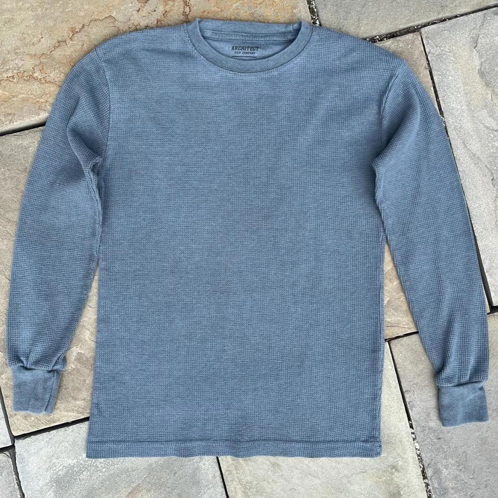 Other Y2K Reworked Upcycled Darkened Blue Thermal Size US S / EU 44-46 / 1 - 1 Thumbnail