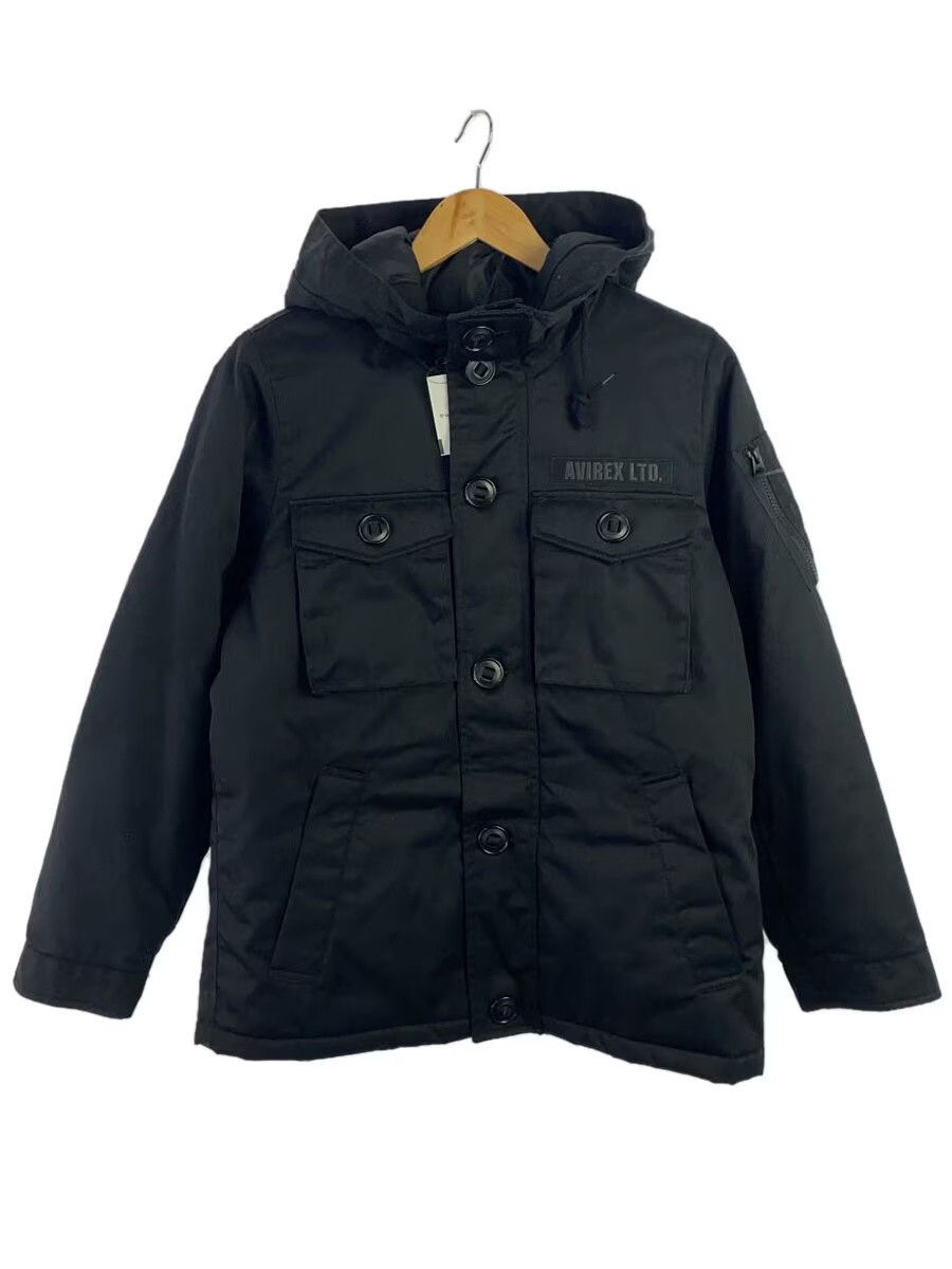 Avirex Avirex Hooded Deck Polyester Jacket Flight Jacket Black Size US M / EU 48-50 / 2 - 1 Thumbnail