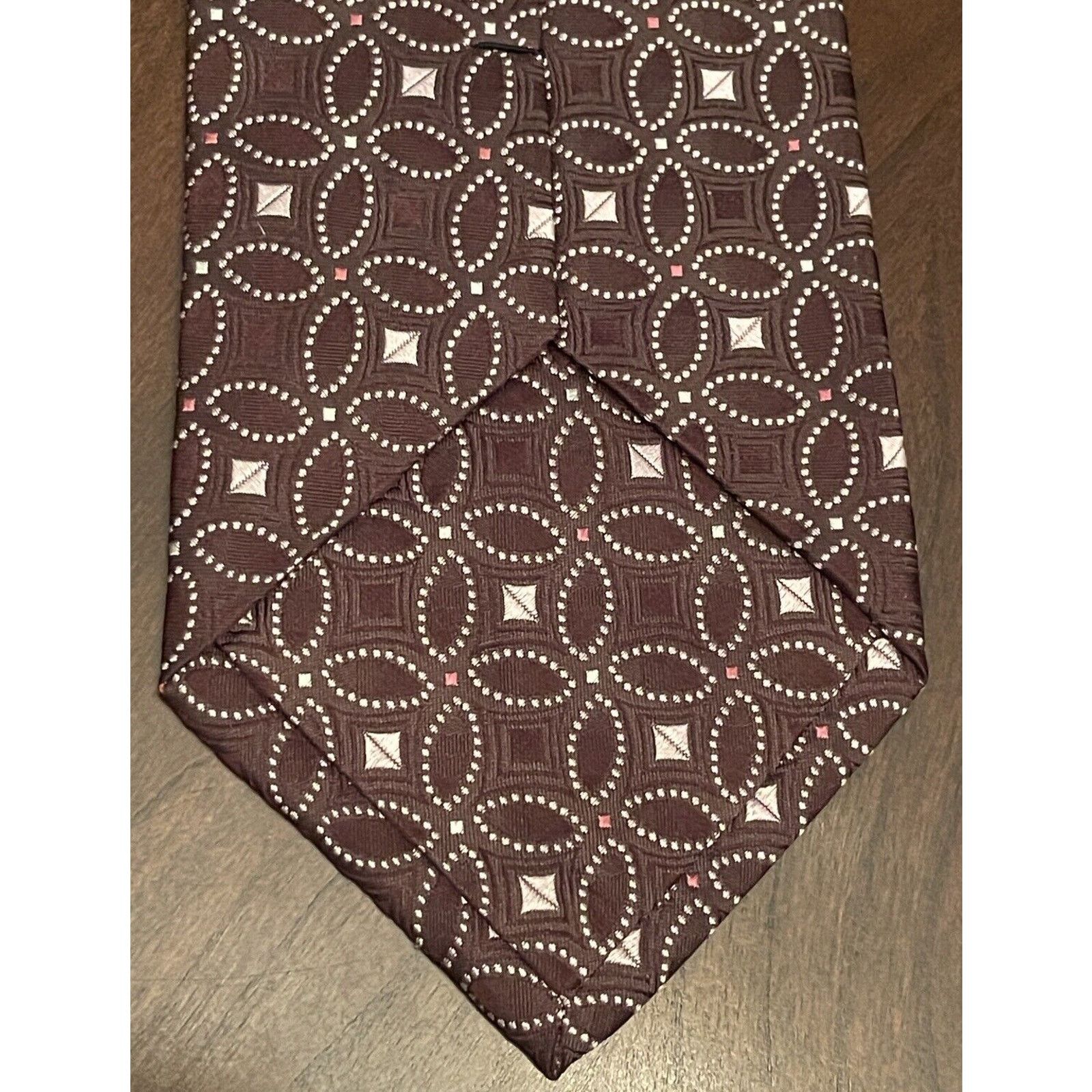 Burma Bibas Burma Bibas Brown Pink 100% Silk Made In China Size ONE SIZE - 2 Thumbnail