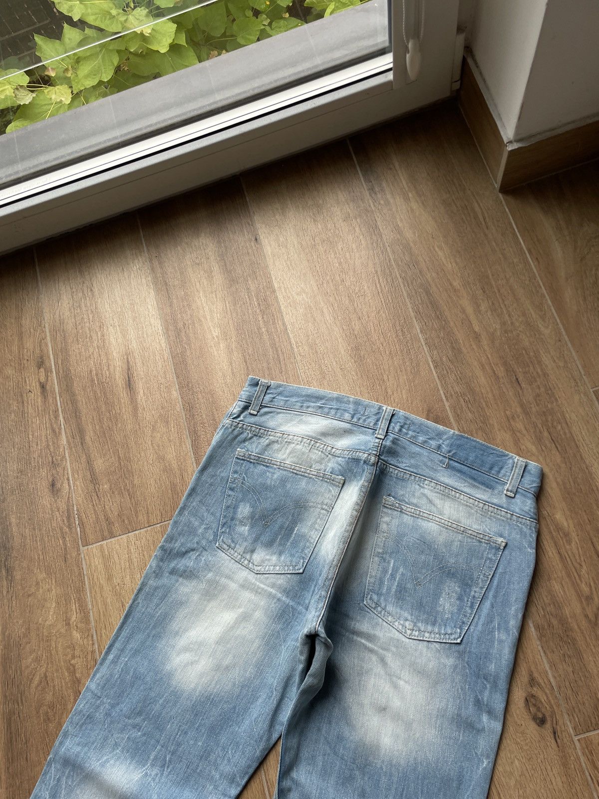 Vintage Vintage Baggy Jeans Japanese Washed Avant Garde Y2K Hype Size US 34 / EU 50 - 8 Thumbnail